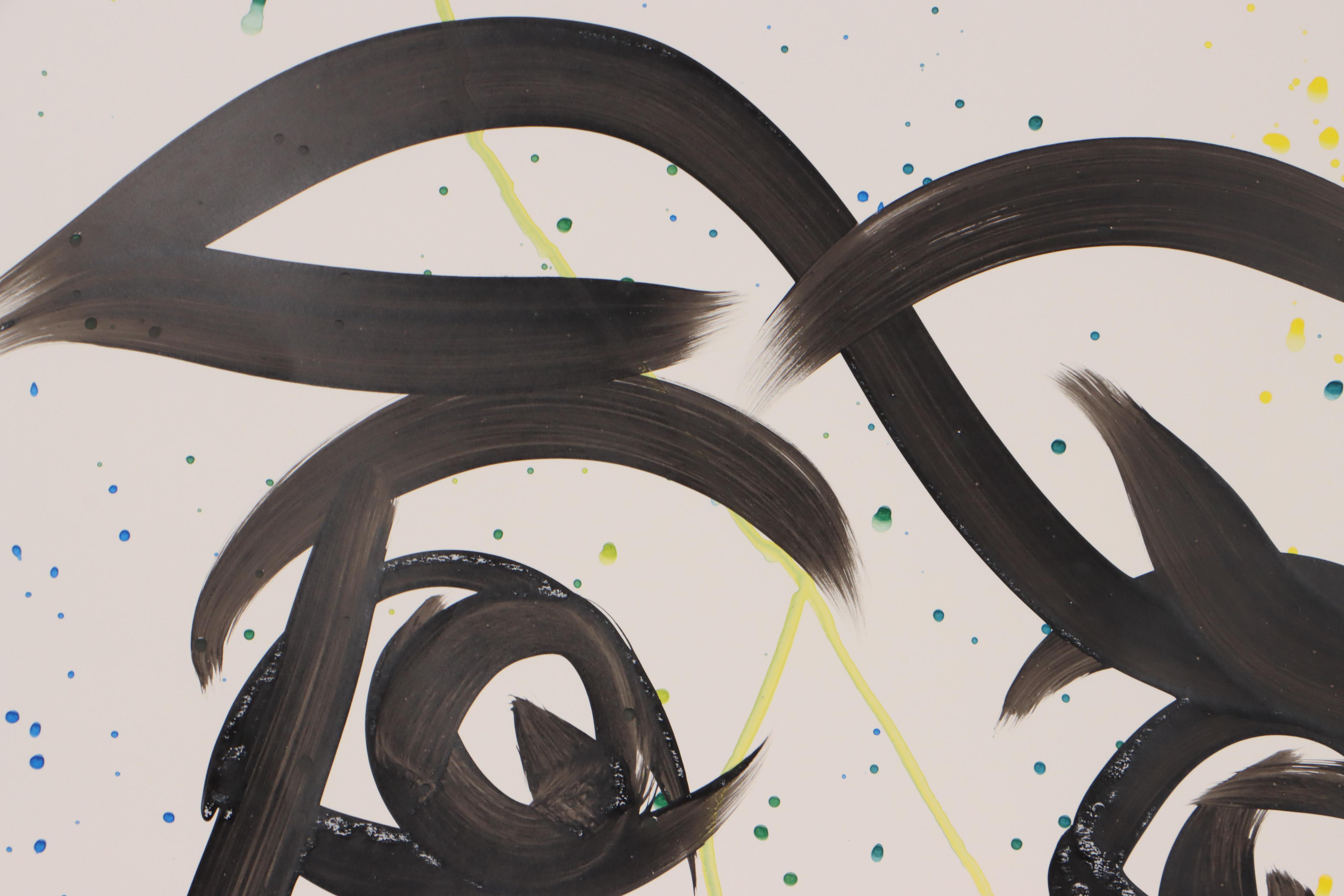 Peter Keil Abstract Portrait Acrylic Painting