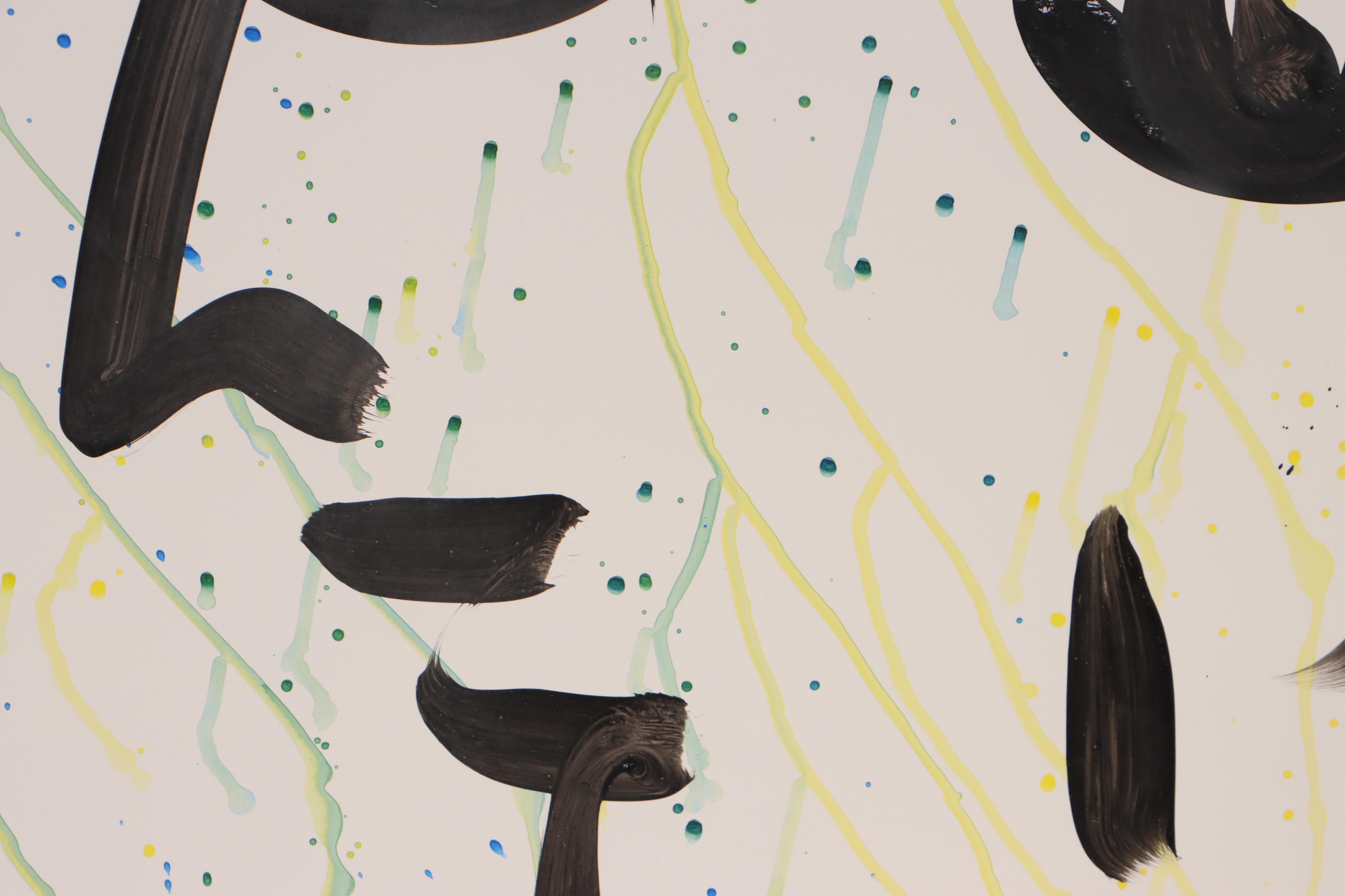 Peter Keil Abstract Portrait Acrylic Painting