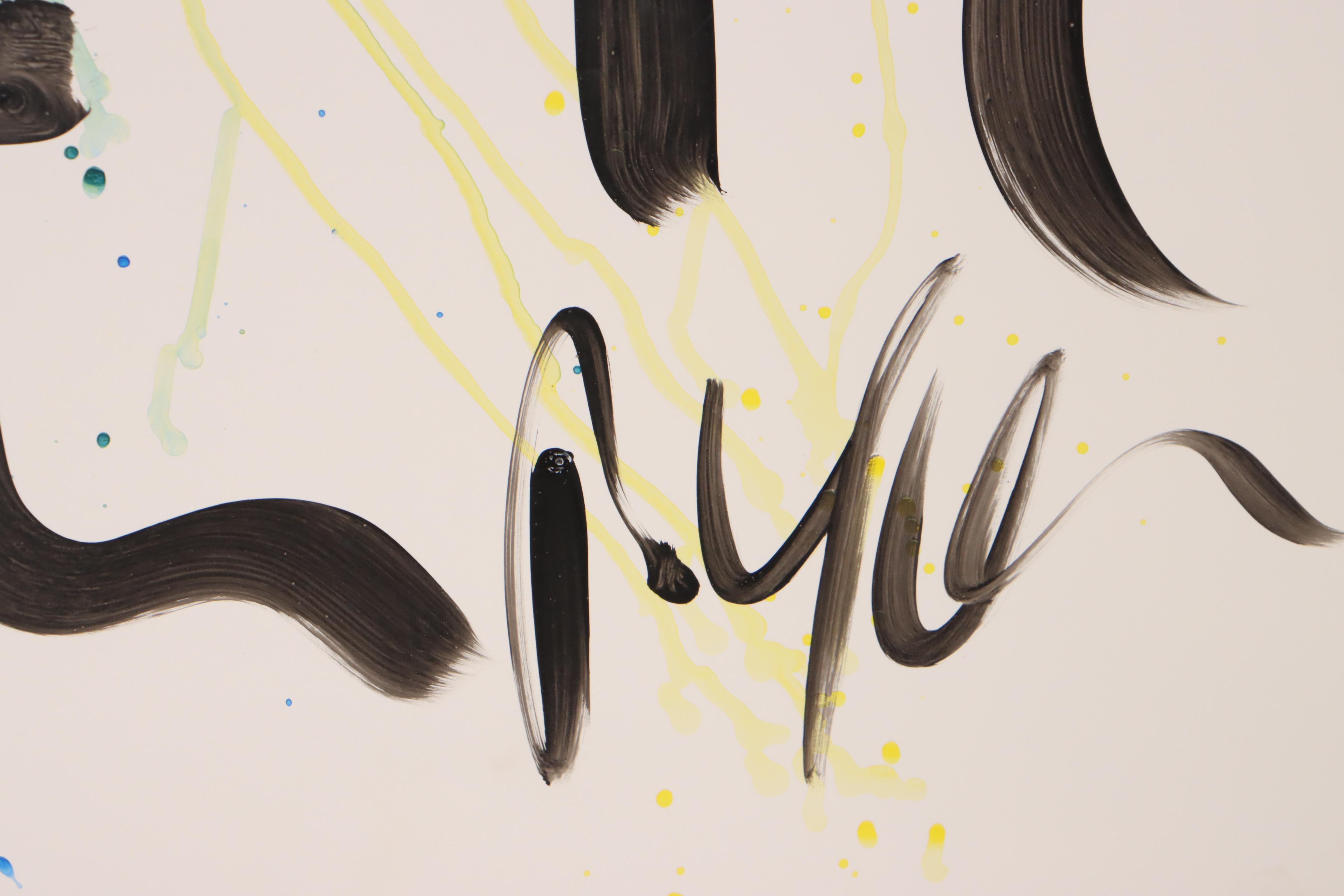 Peter Keil Abstract Portrait Acrylic Painting