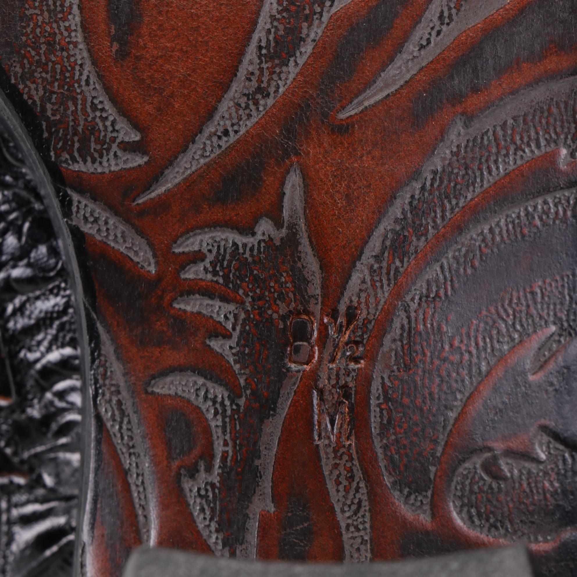 Donald J Pliner Western Couture Collection Italo Mules in Leather/Suede with Box