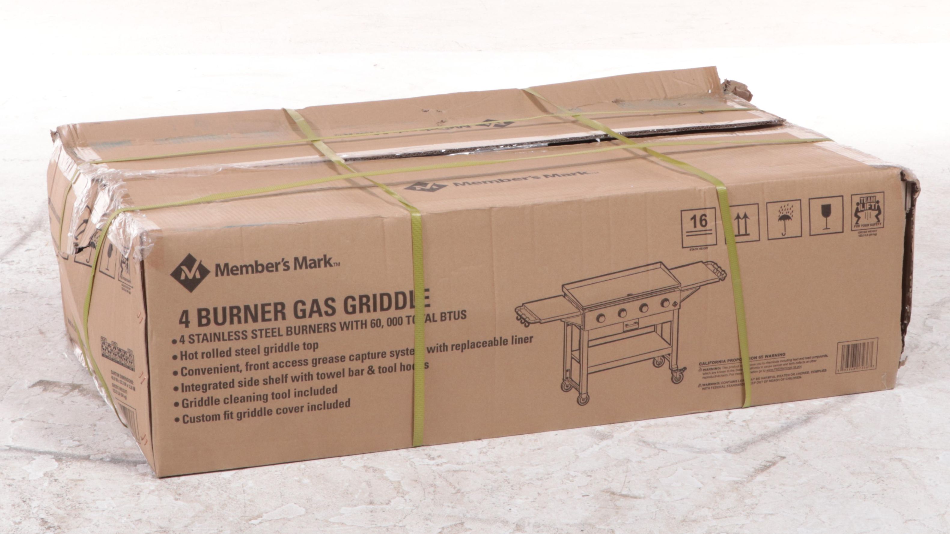 Member's Mark Four-Burner Gas Griddle