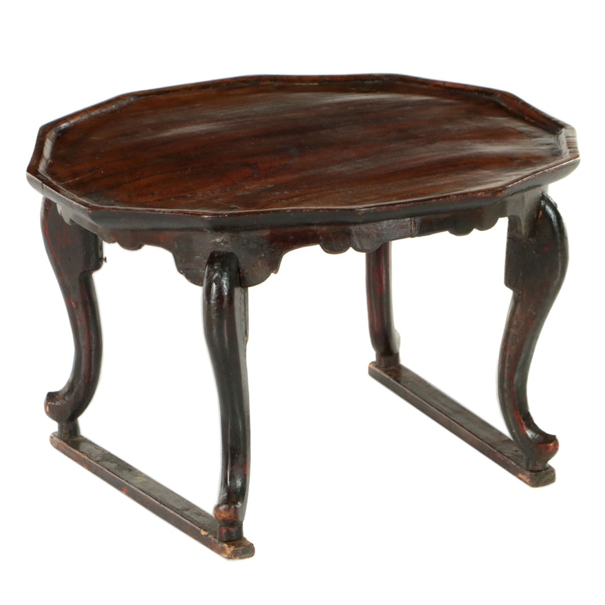 Korean Elm Soban Low Table, 19th Century