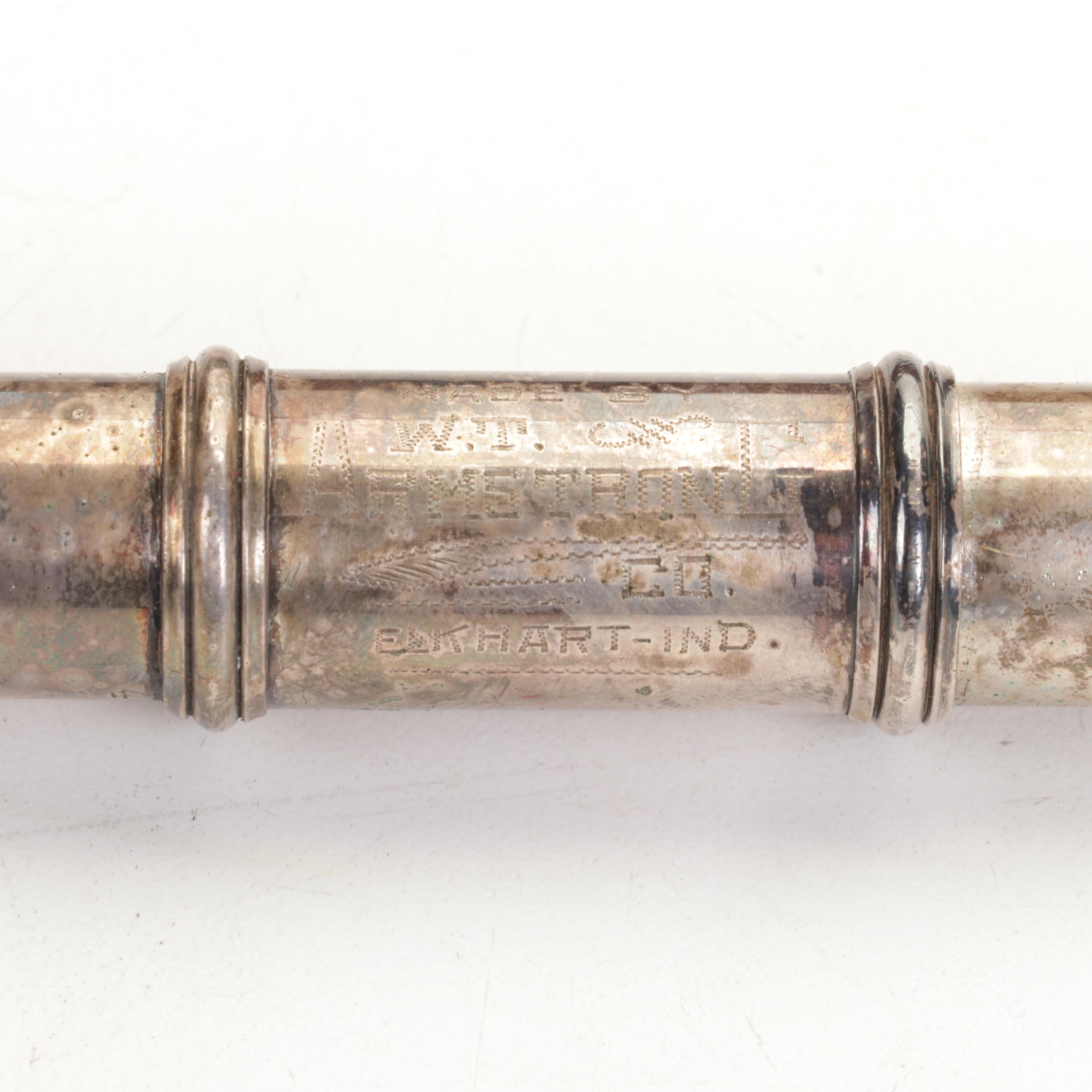 W.T. Armstrong Flute and 36-String Sekova Chromaharp Autoharp With Cases