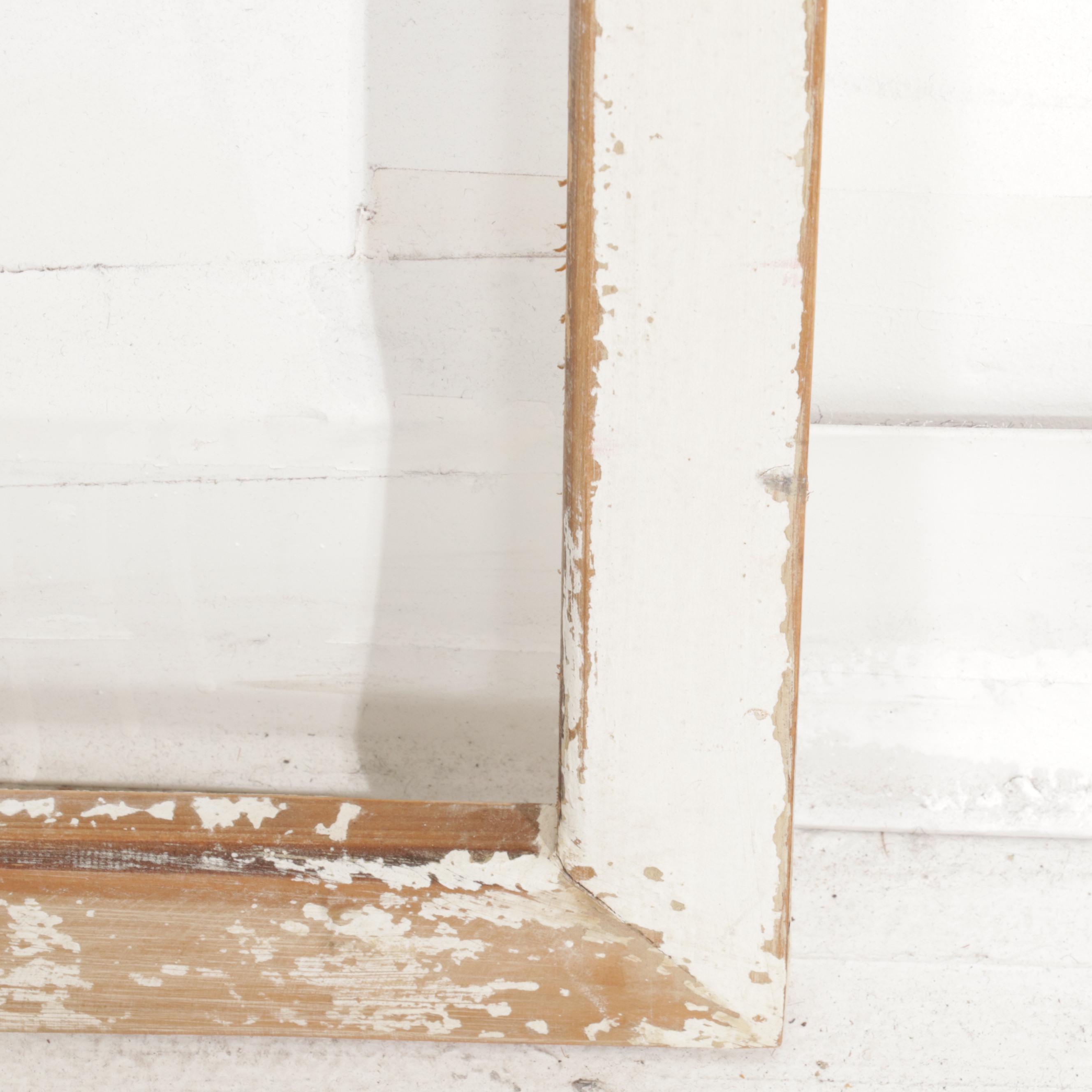 Pair of Farmhouse Style Six-Pane Window Frames