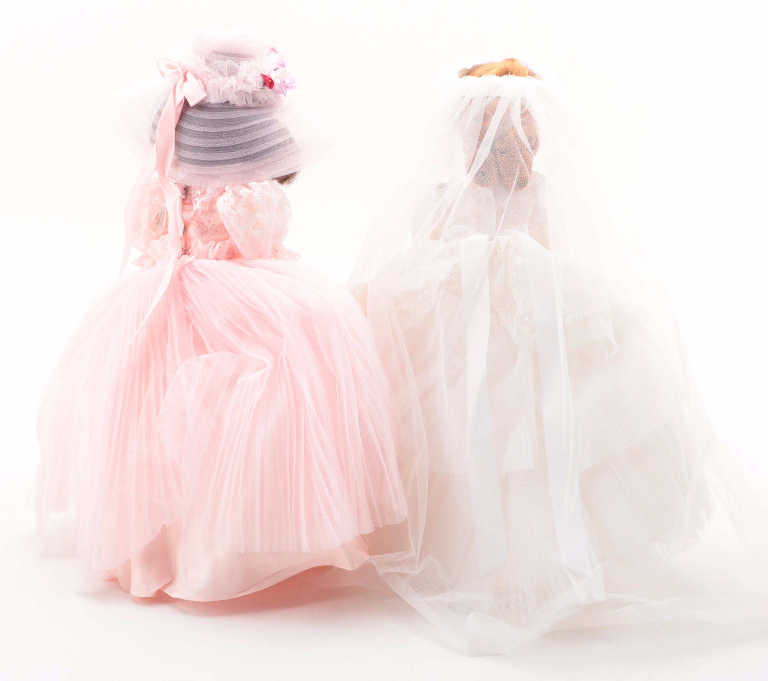 Madame Alexander "Elise" Bride and Bridesmaid Dolls