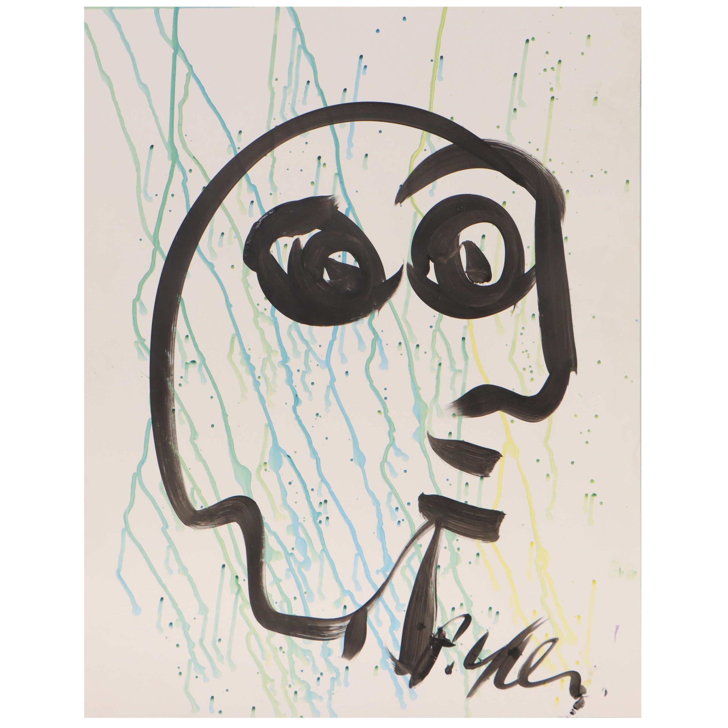 Peter Keil Abstract Acrylic Portrait