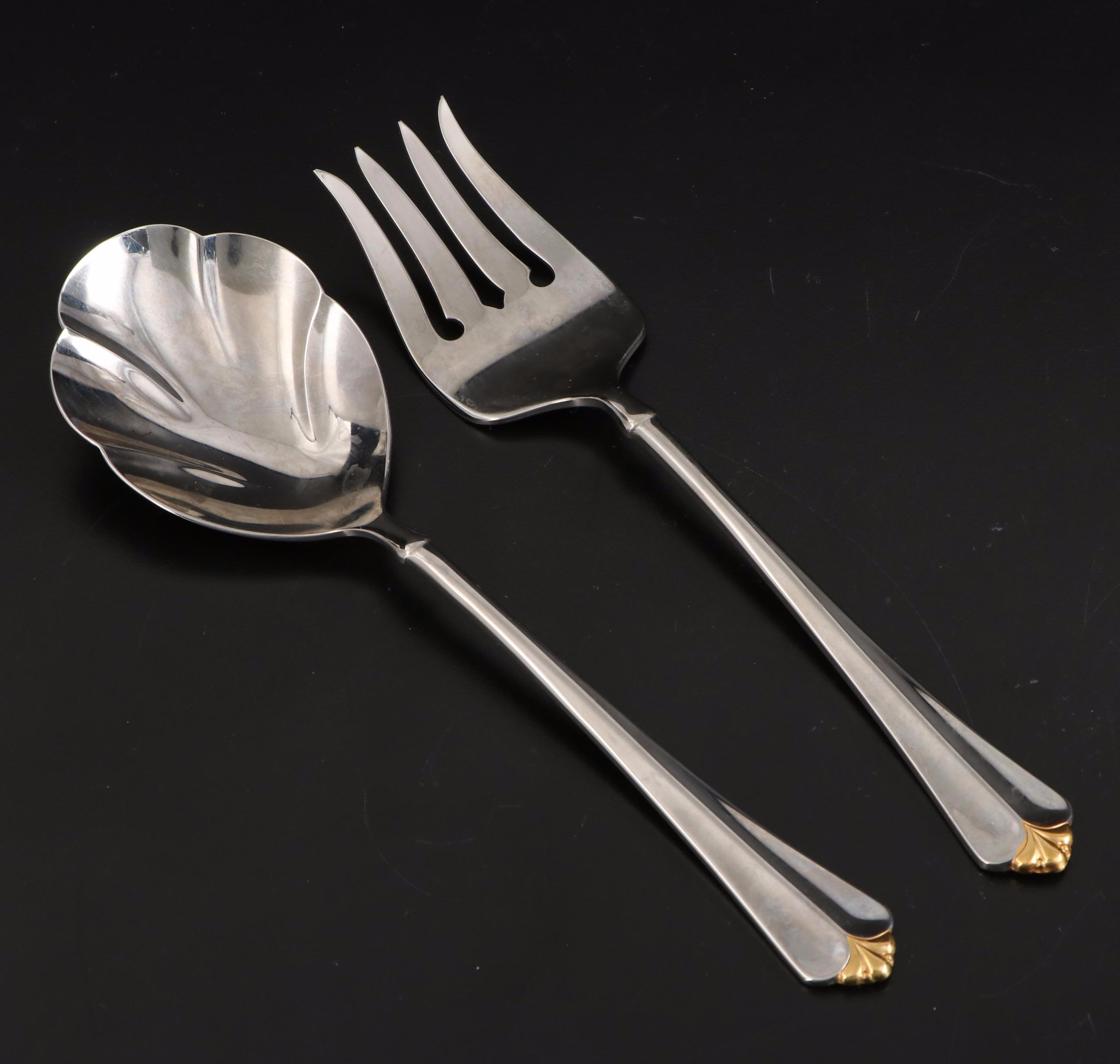 Oneida "Golden Juilliard" Stainless Steel Flatware