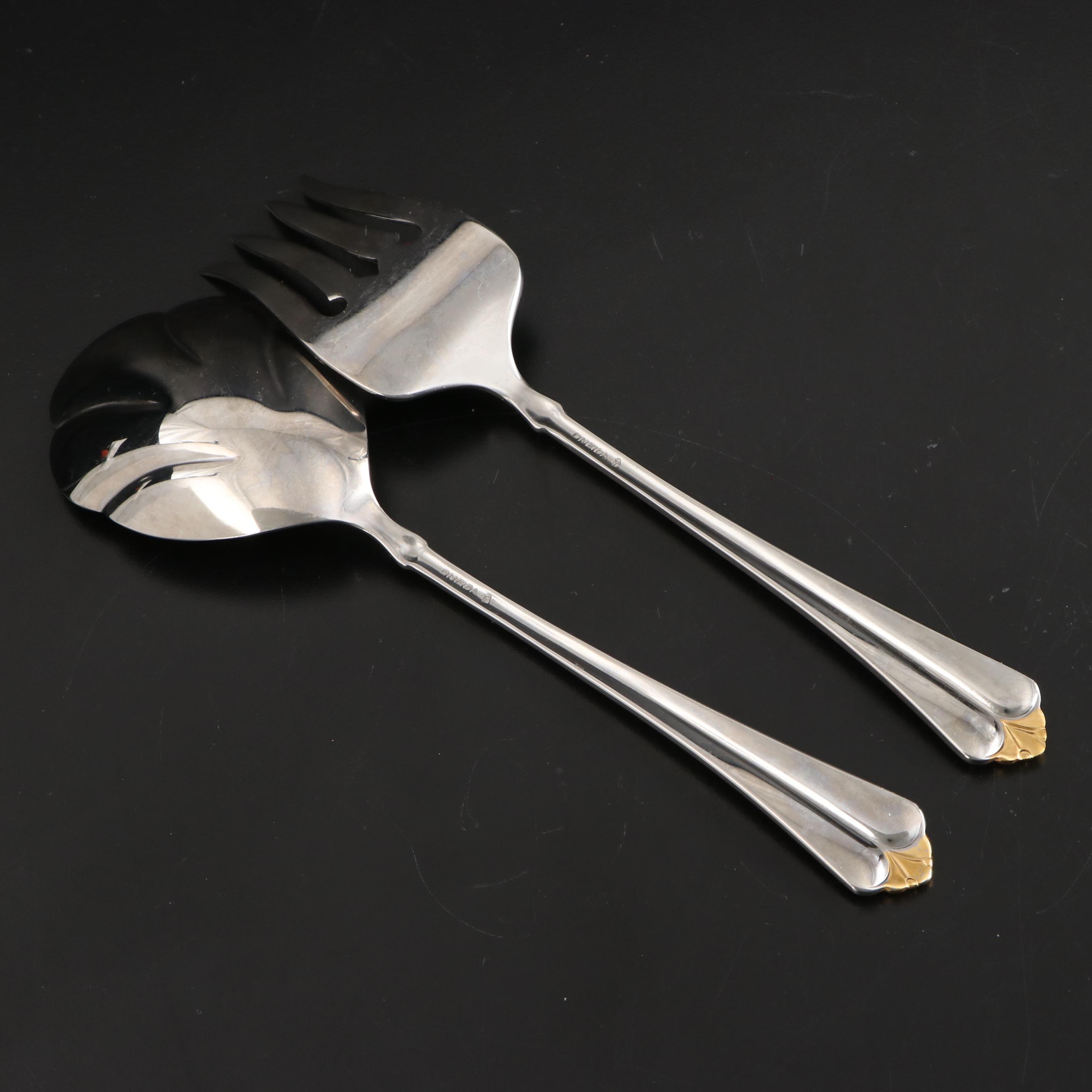 Oneida "Golden Juilliard" Stainless Steel Flatware