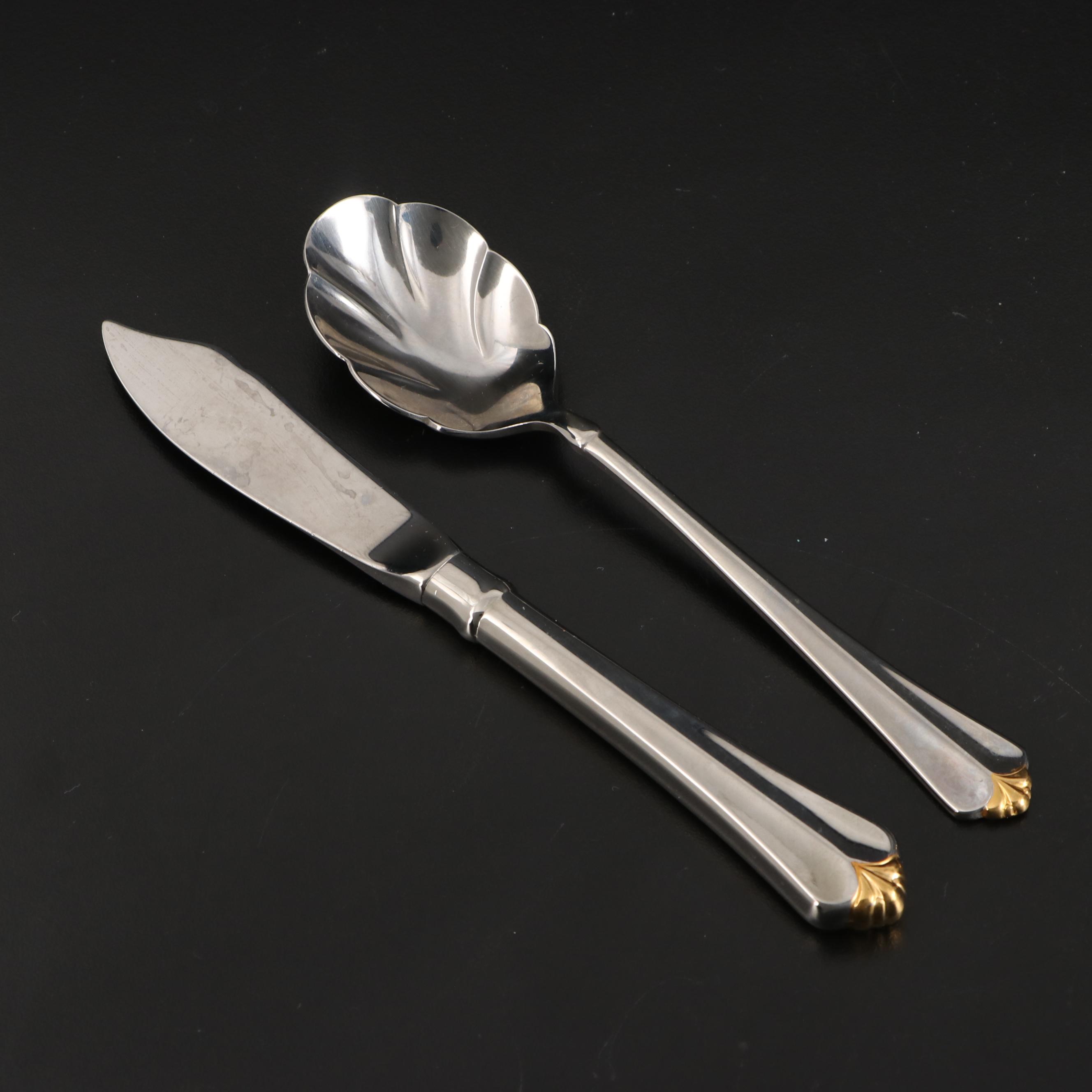 Oneida "Golden Juilliard" Stainless Steel Flatware EBTH