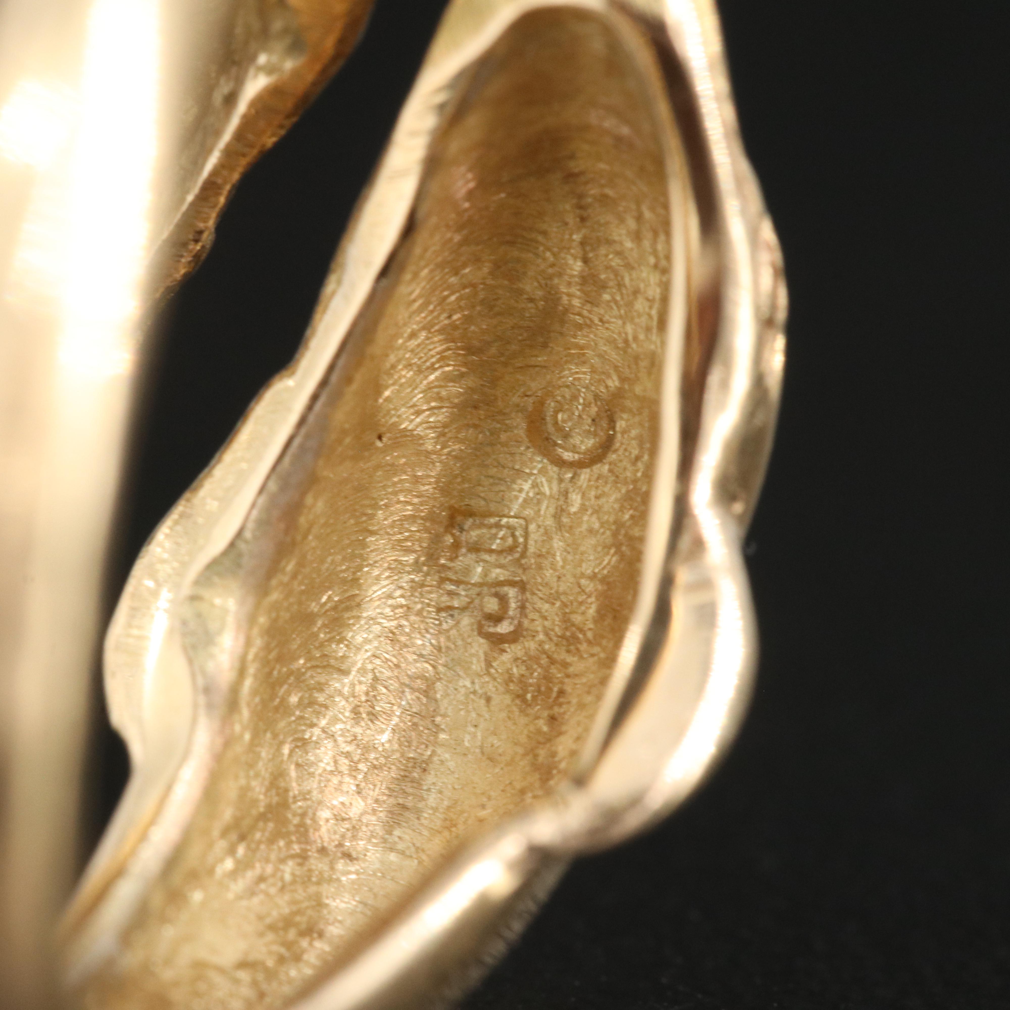 14K Double Dolphin Ring