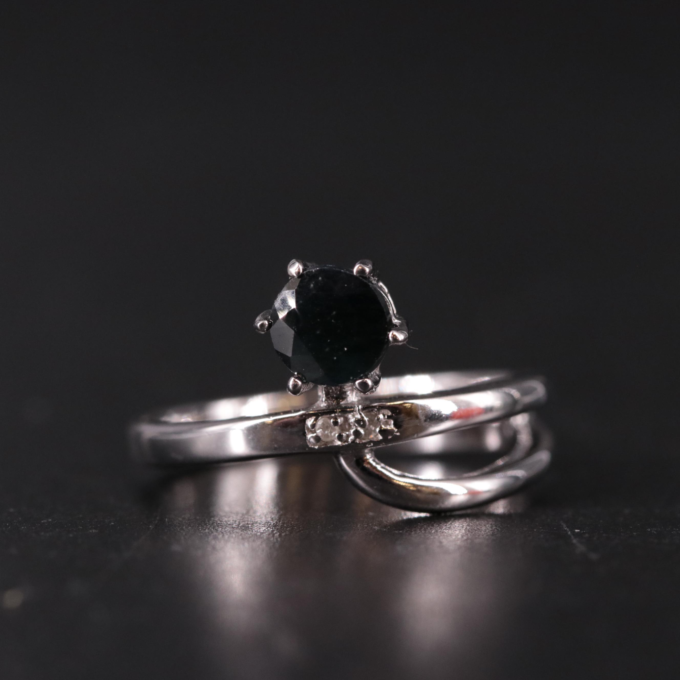 Sterling Silver Gemstone Ring