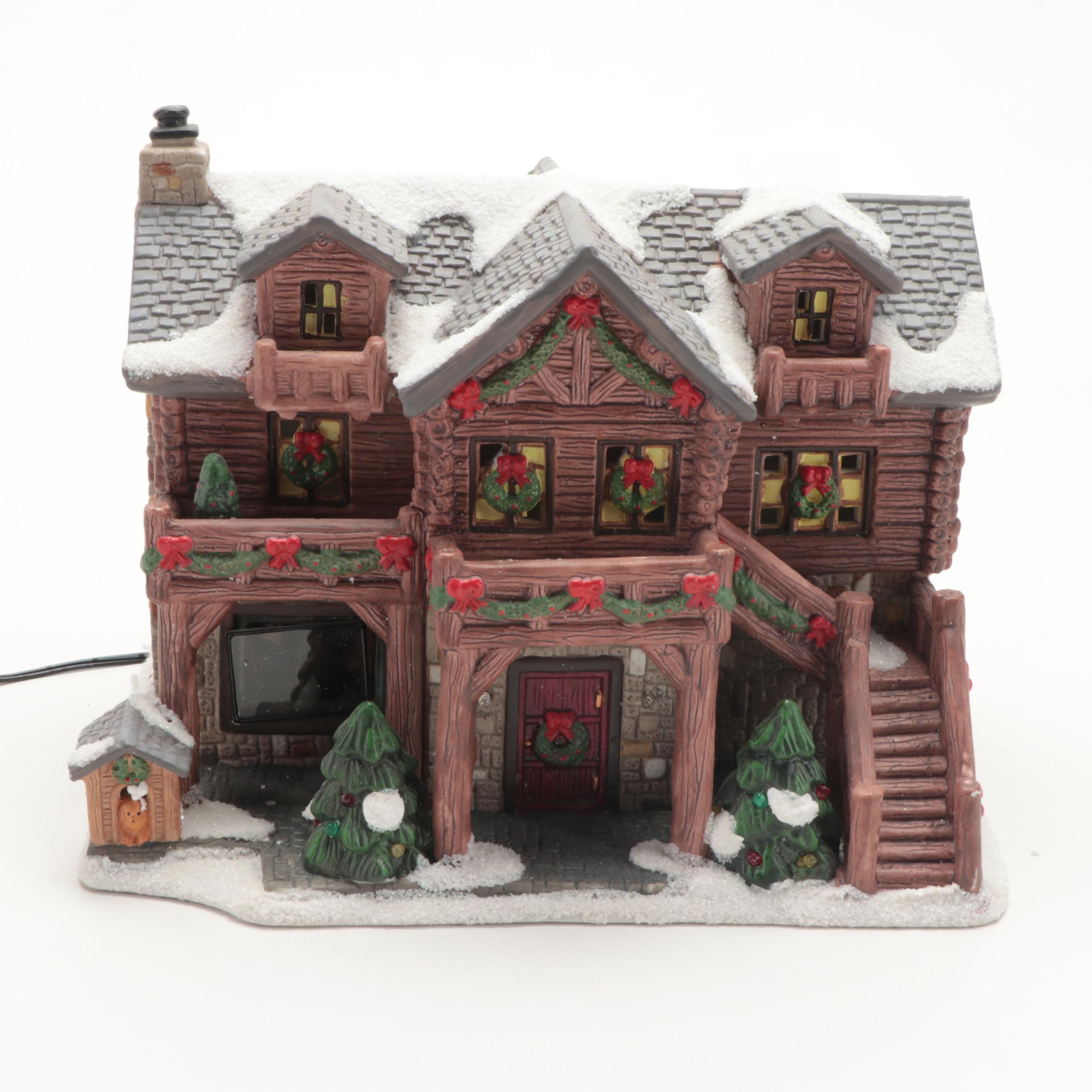Mr. Christmas and St. Nicholas Square Christmas Village Accessories