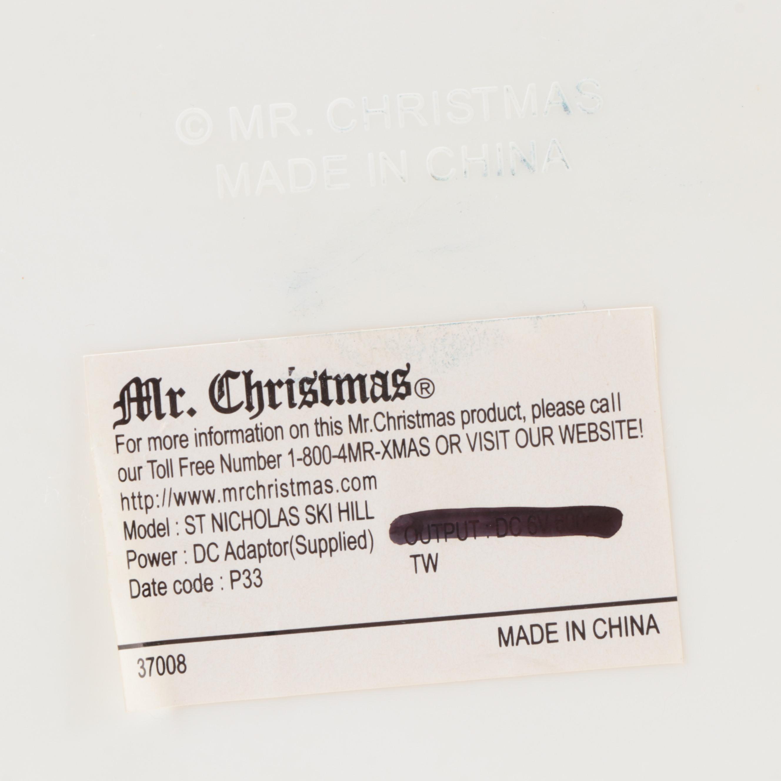 Mr. Christmas and St. Nicholas Square Christmas Village Accessories