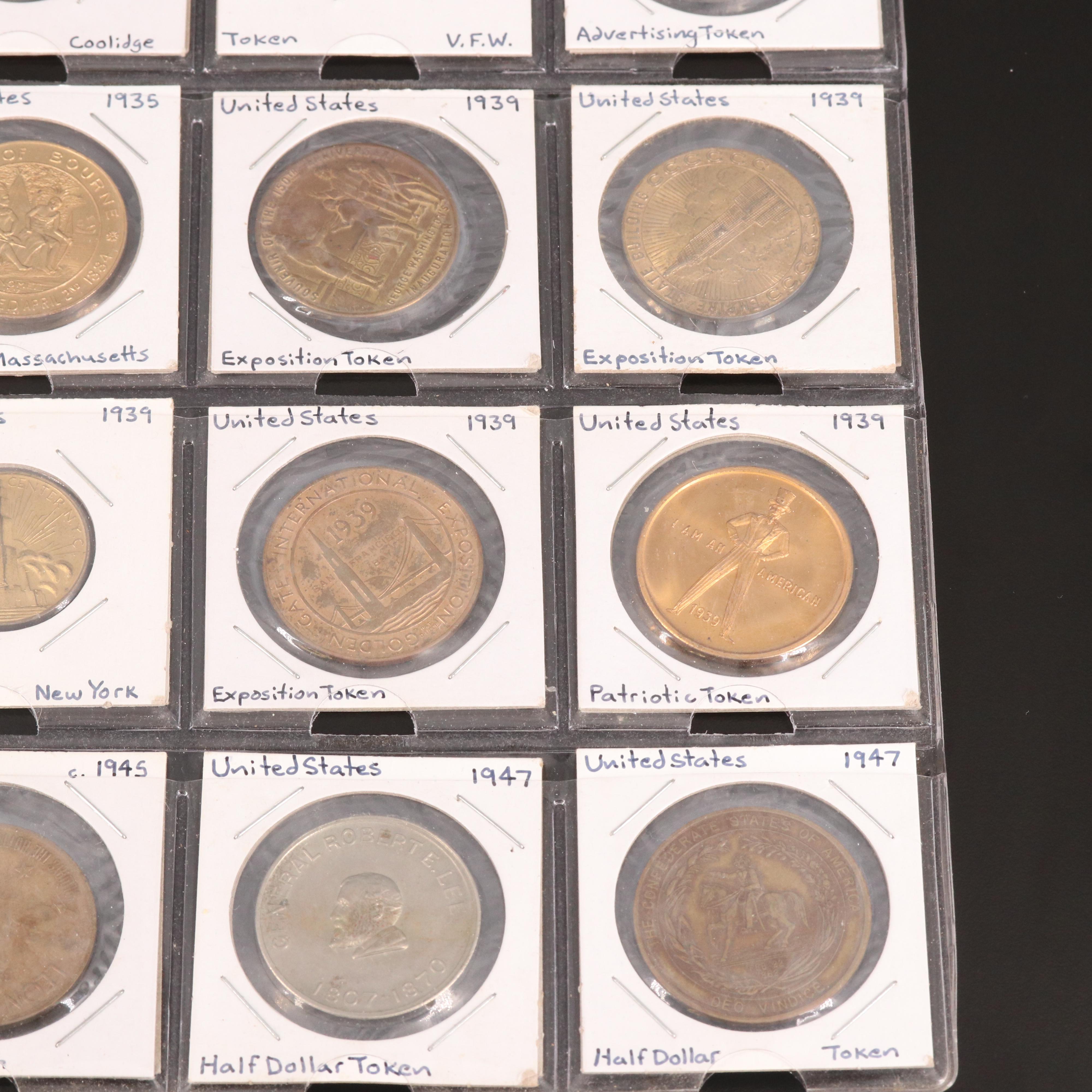 Group of Twenty United States Modern Tokens