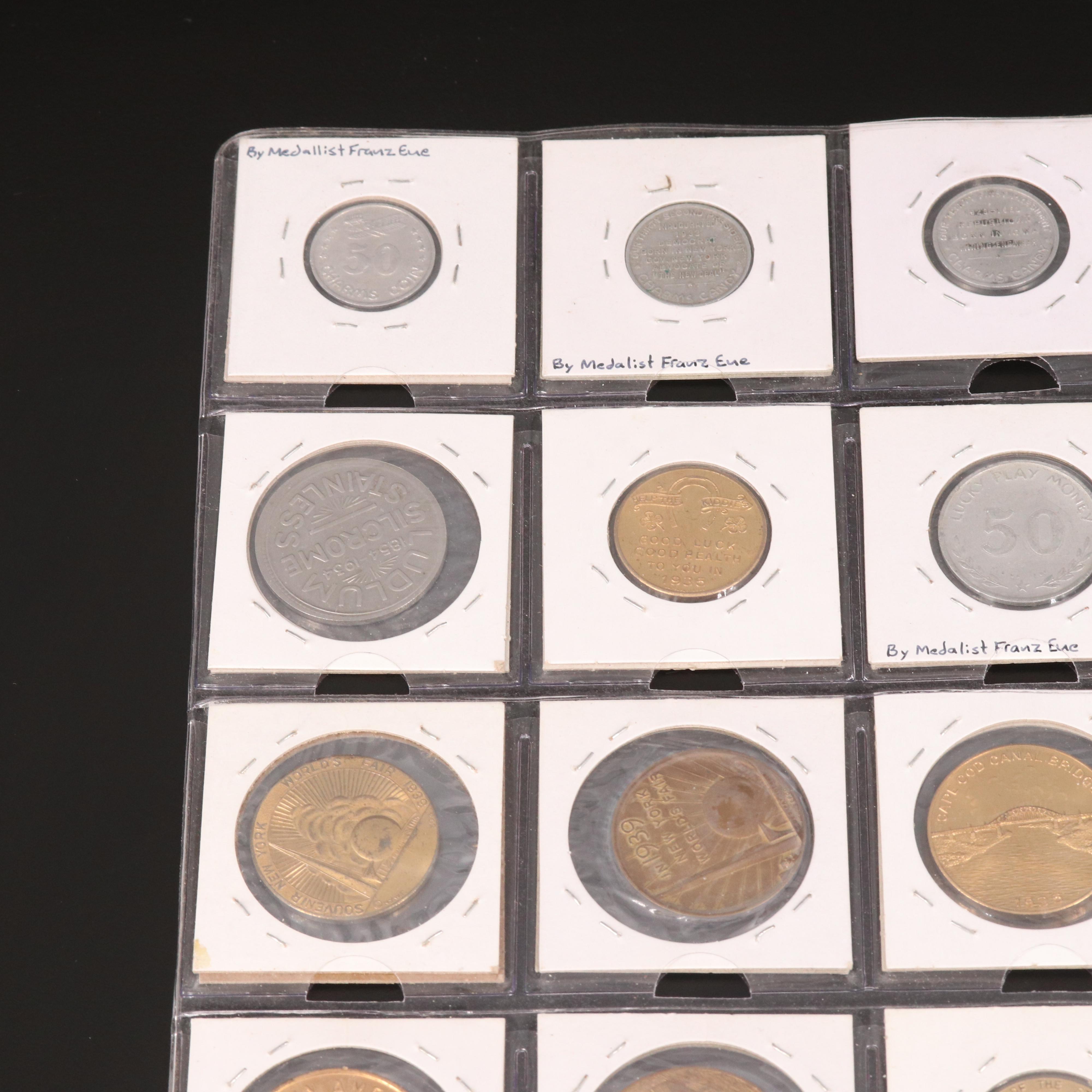 Group of Twenty United States Modern Tokens