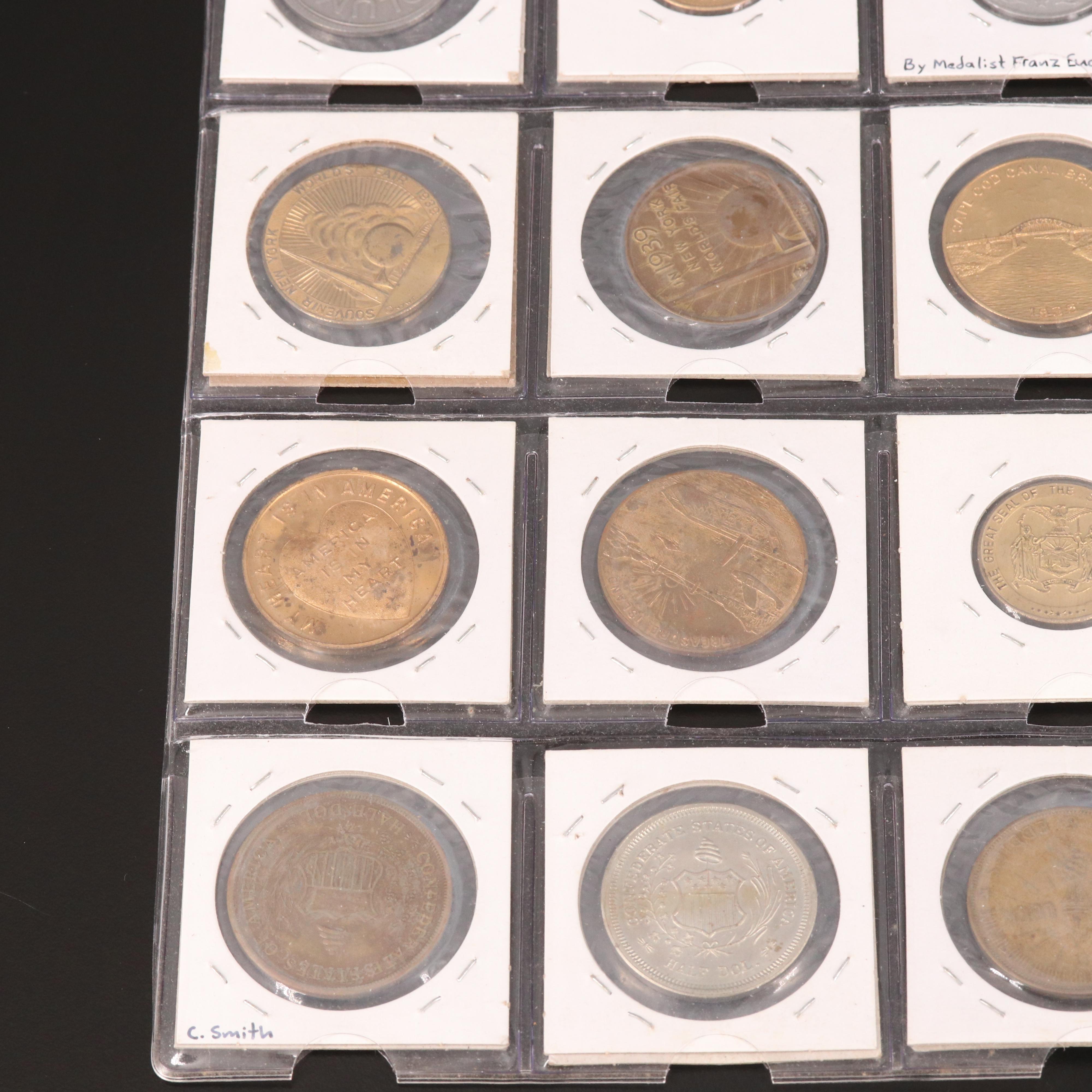 Group of Twenty United States Modern Tokens