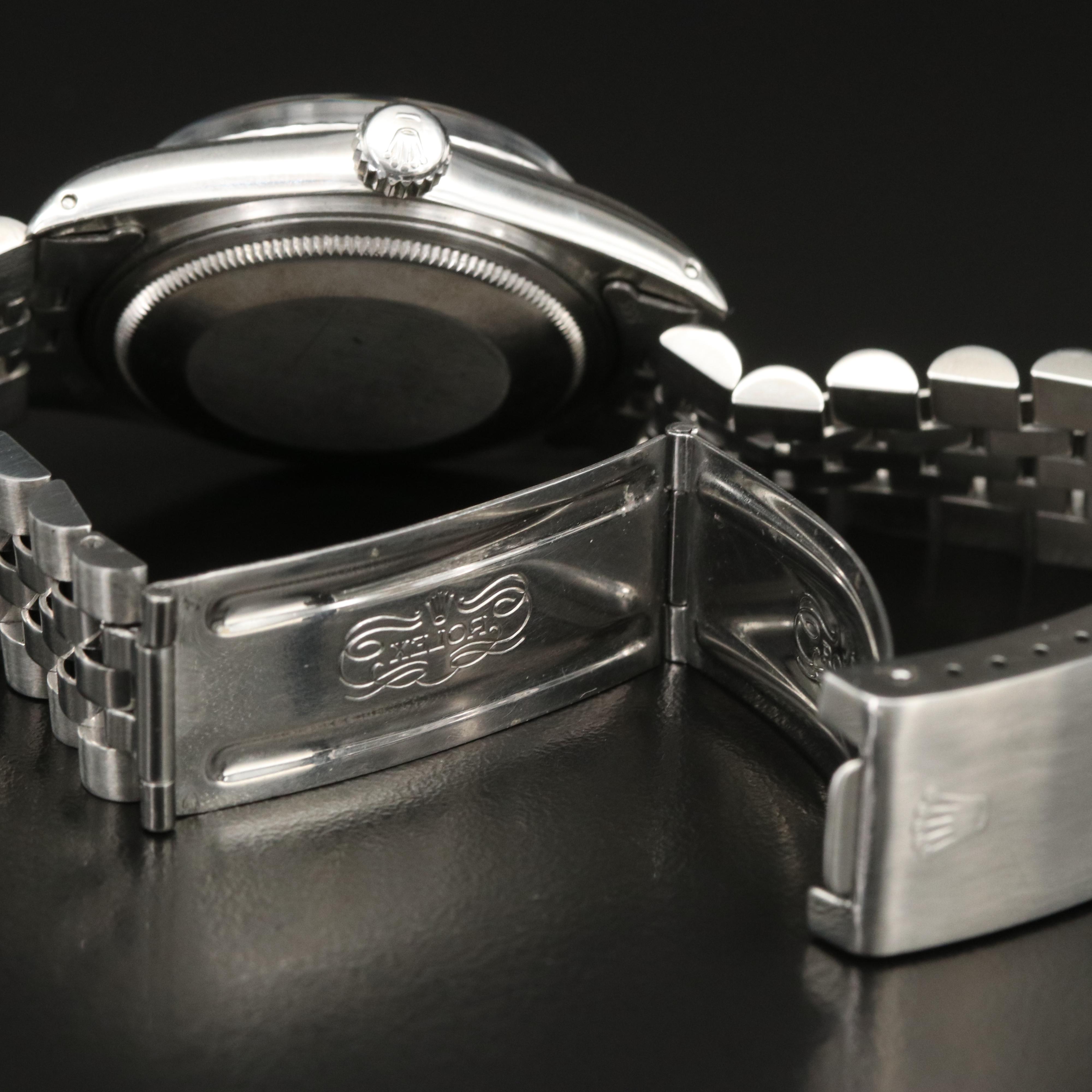 1982 Rolex Datejust Blue Dial Watch