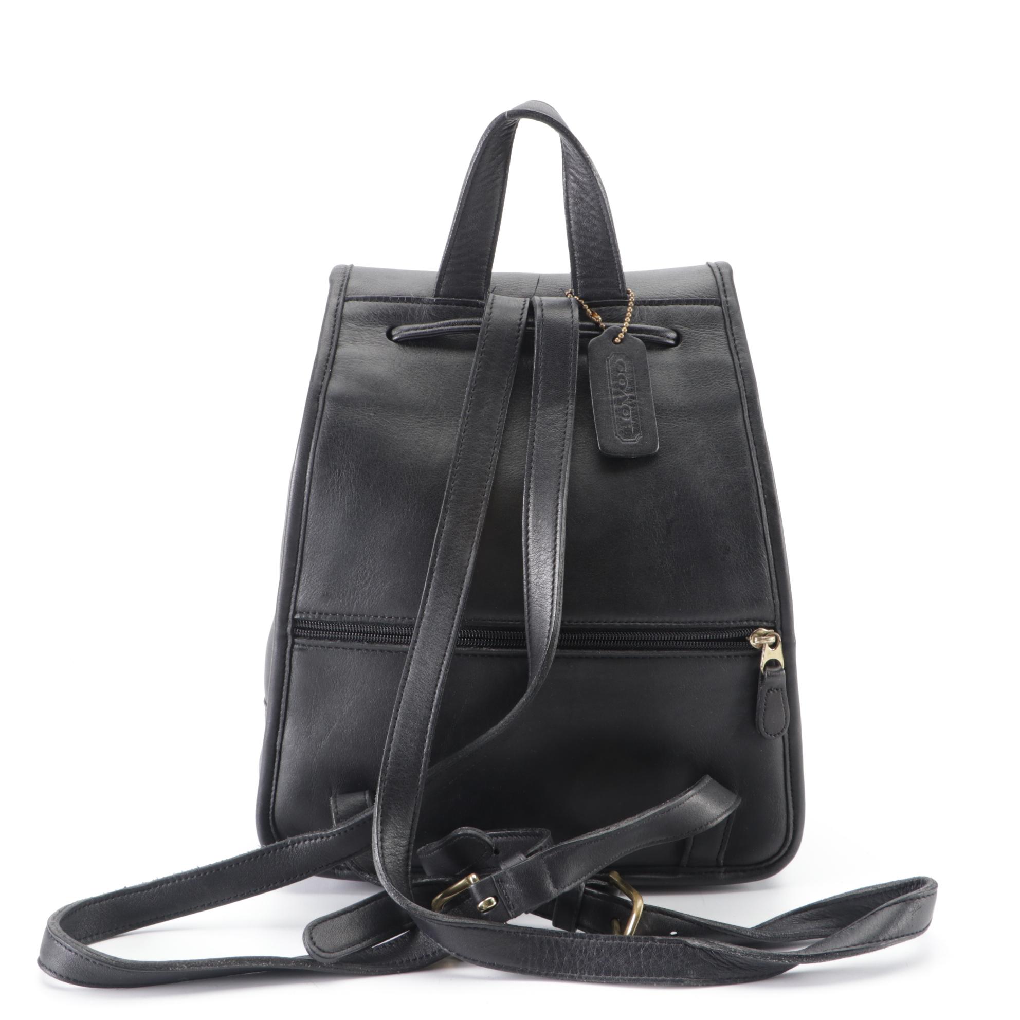 Coach Leather Backpack Purse