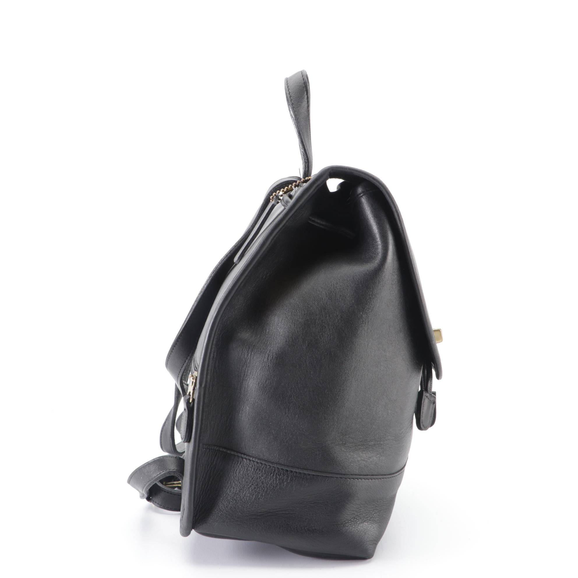 Coach Leather Backpack Purse