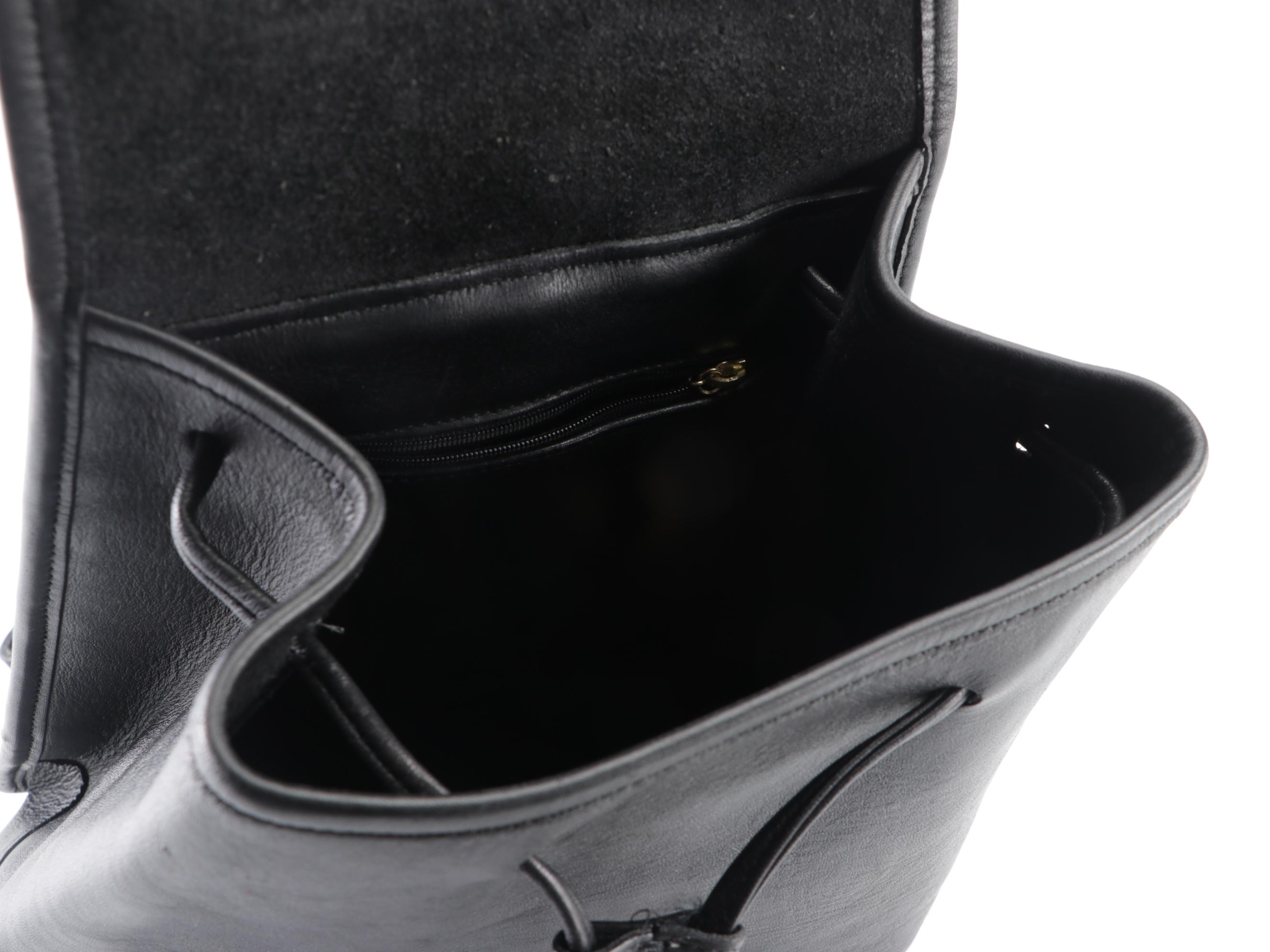 Coach Leather Backpack Purse