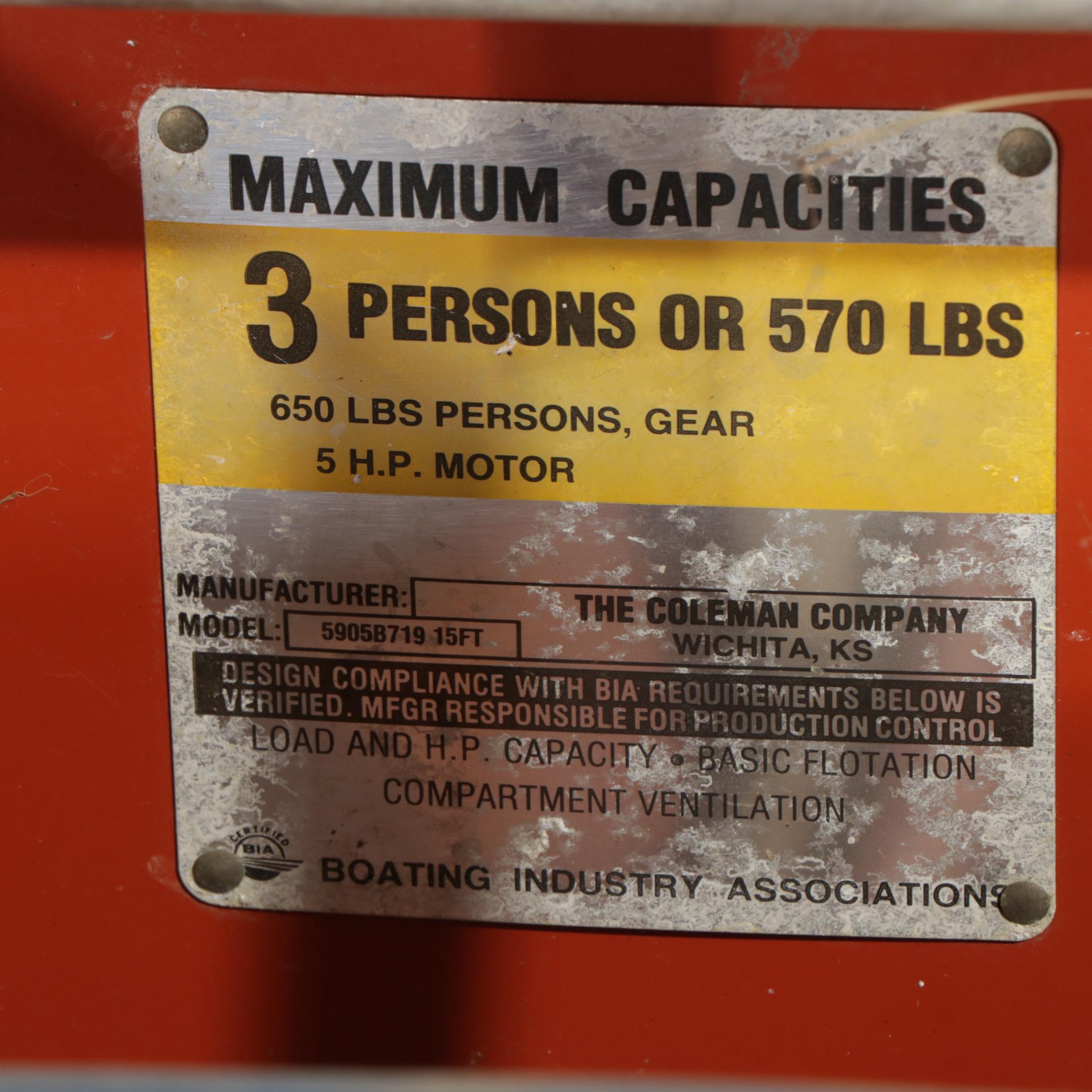 Coleman 15-Foot Canoe, Late 20th Century