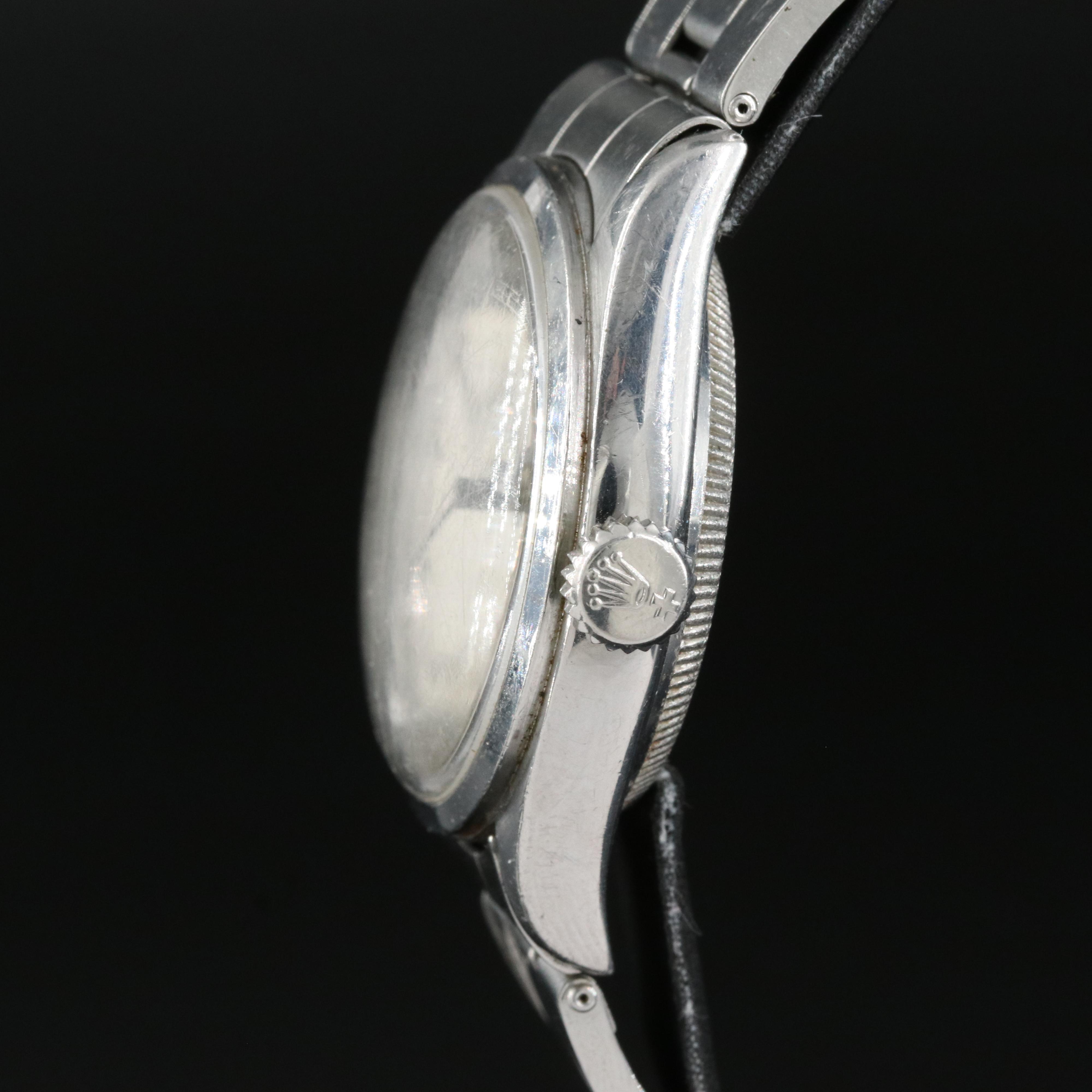 1952 Rolex Oyster Perpetual "Semi Bubble Back" Watch