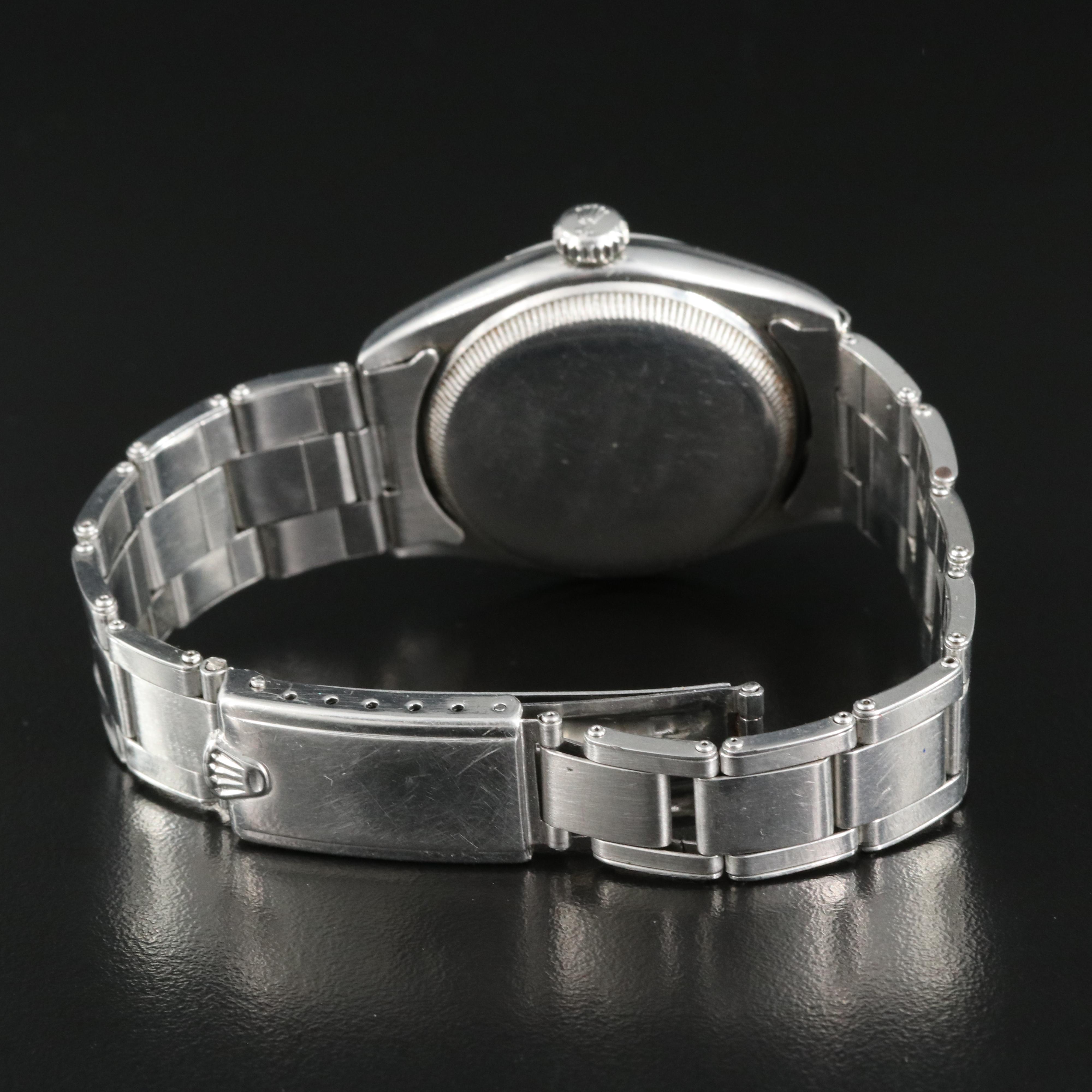 1952 Rolex Oyster Perpetual "Semi Bubble Back" Watch