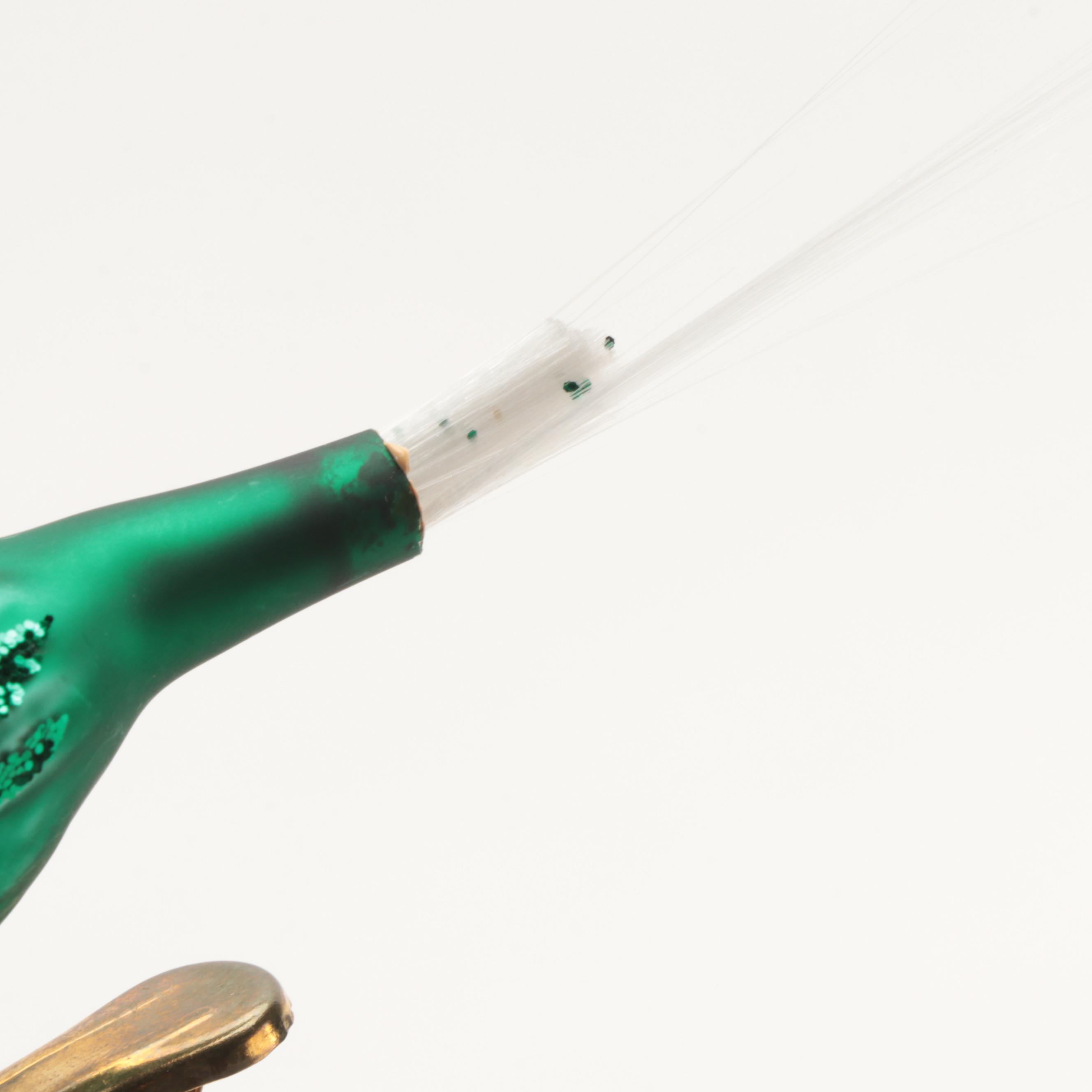 Old World Christmas Inge-Glas Hand-Painted Blown Glass Bird Clip Ornaments