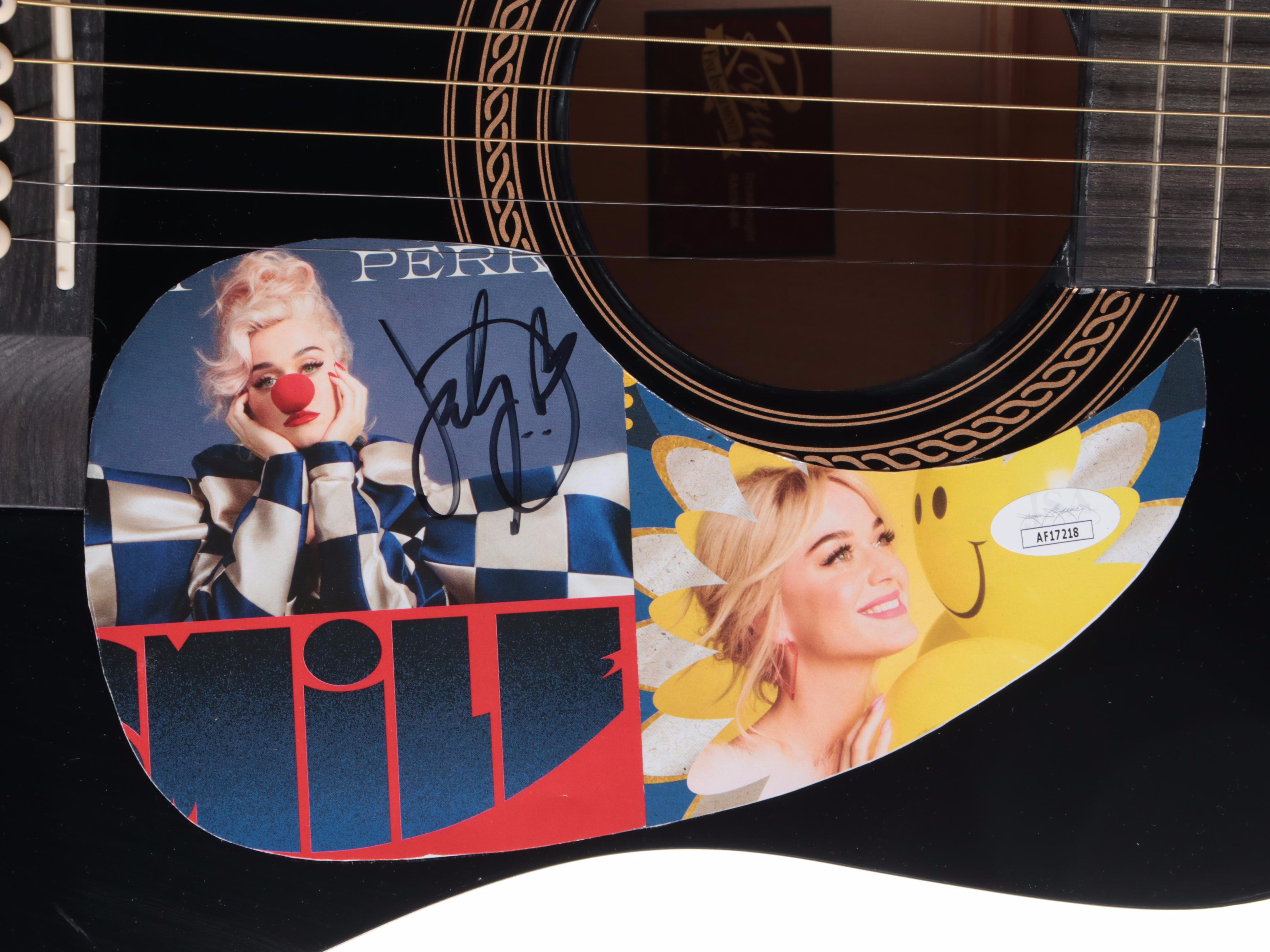 Rogue Acoustic Guitar Signed by Katy Perry
