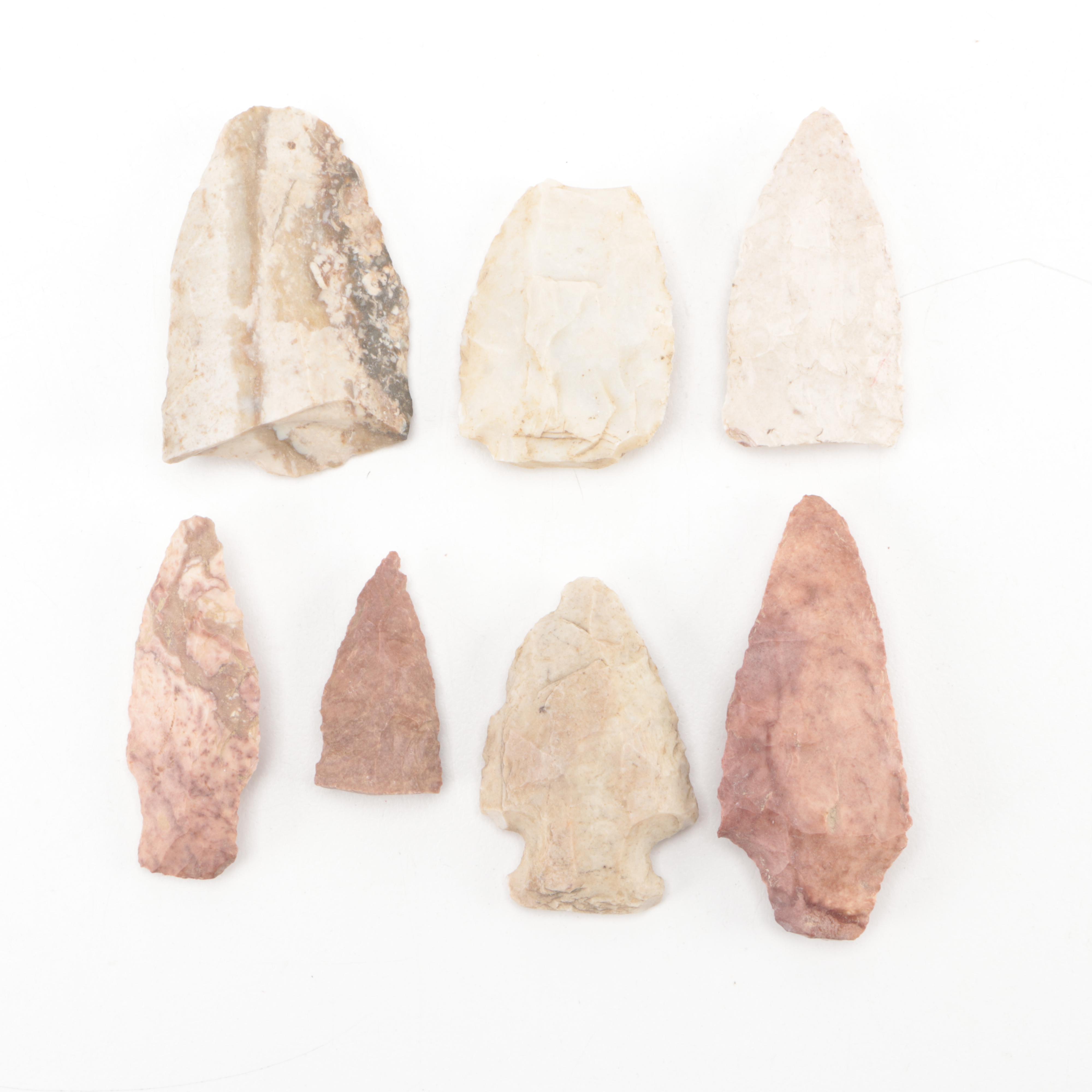 Knapped Projectile Points and Other Ground Stone Tools