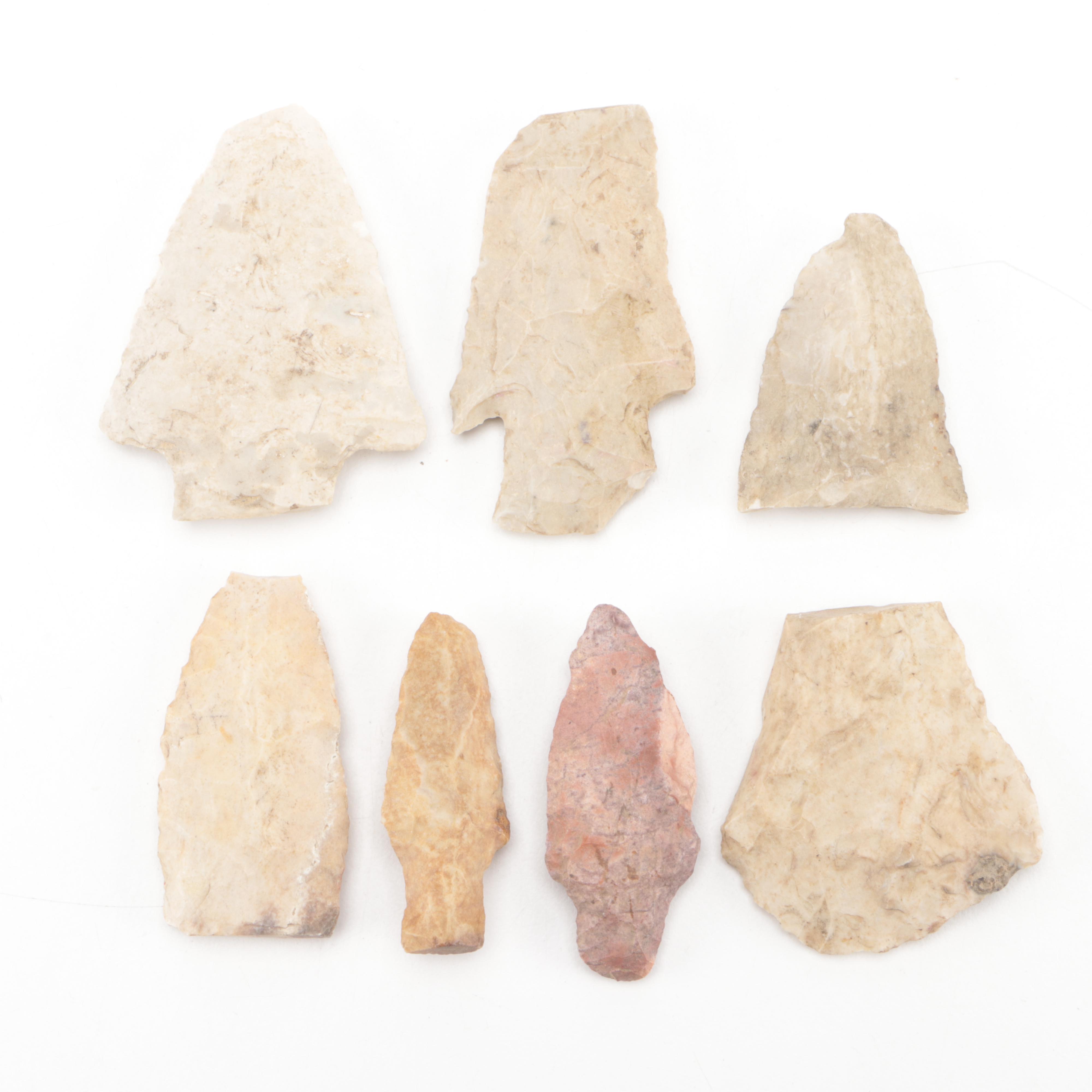 Knapped Projectile Points and Other Ground Stone Tools