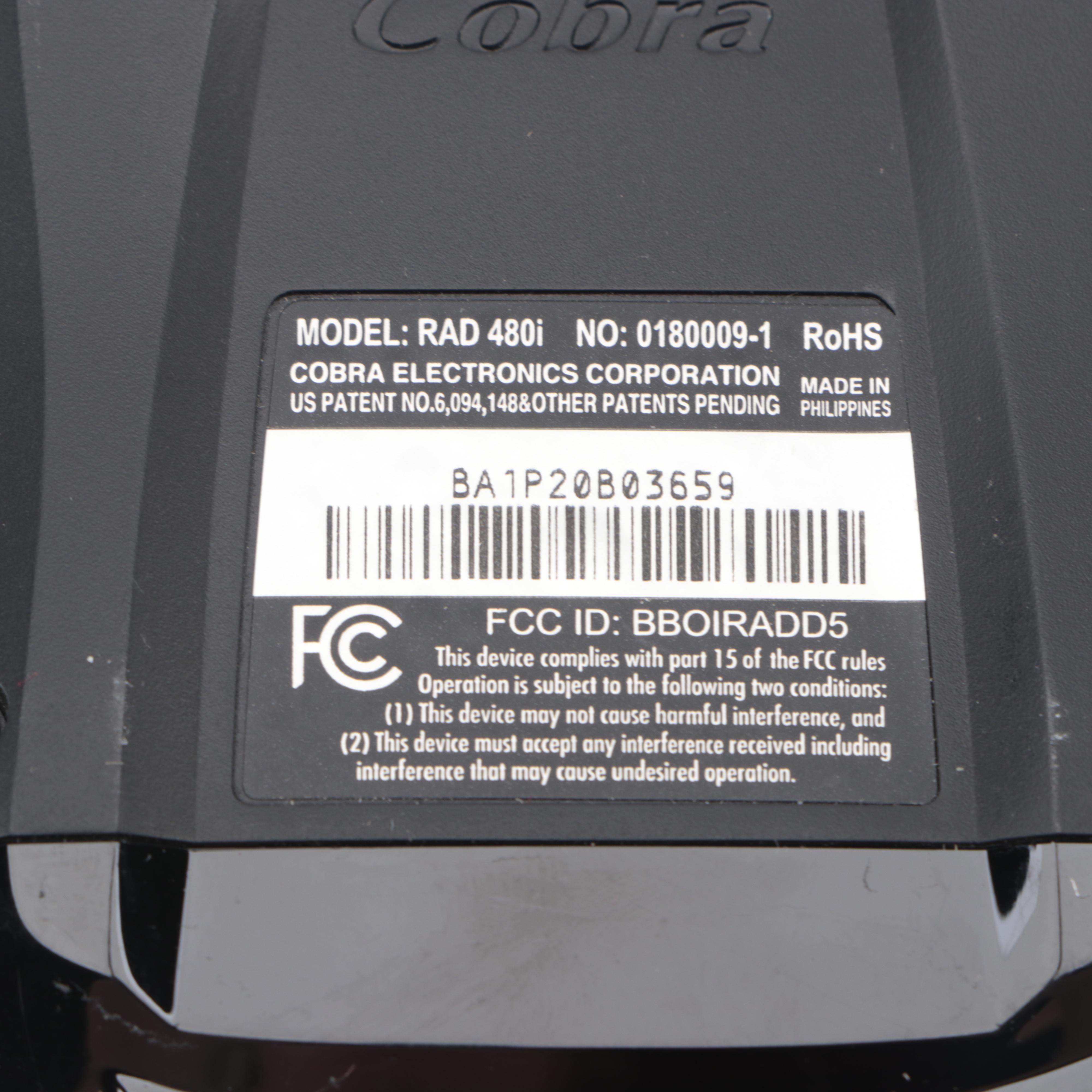 Cobra Radar Detectors and Uniden Sportcat 180 Scanner Radio