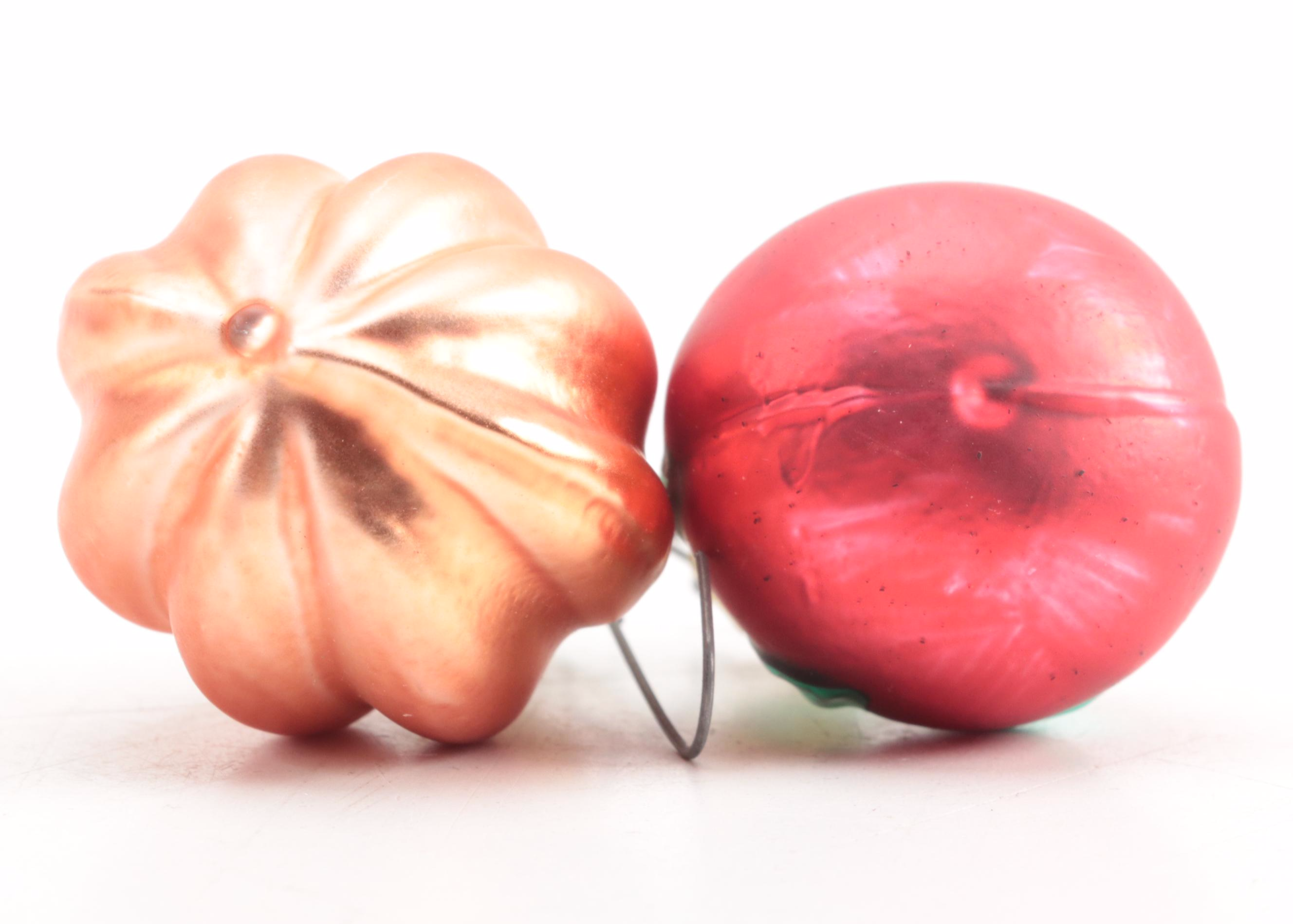 Christborn and More Hand-Painted Blown Glass Fruit and Vegetable Ornaments