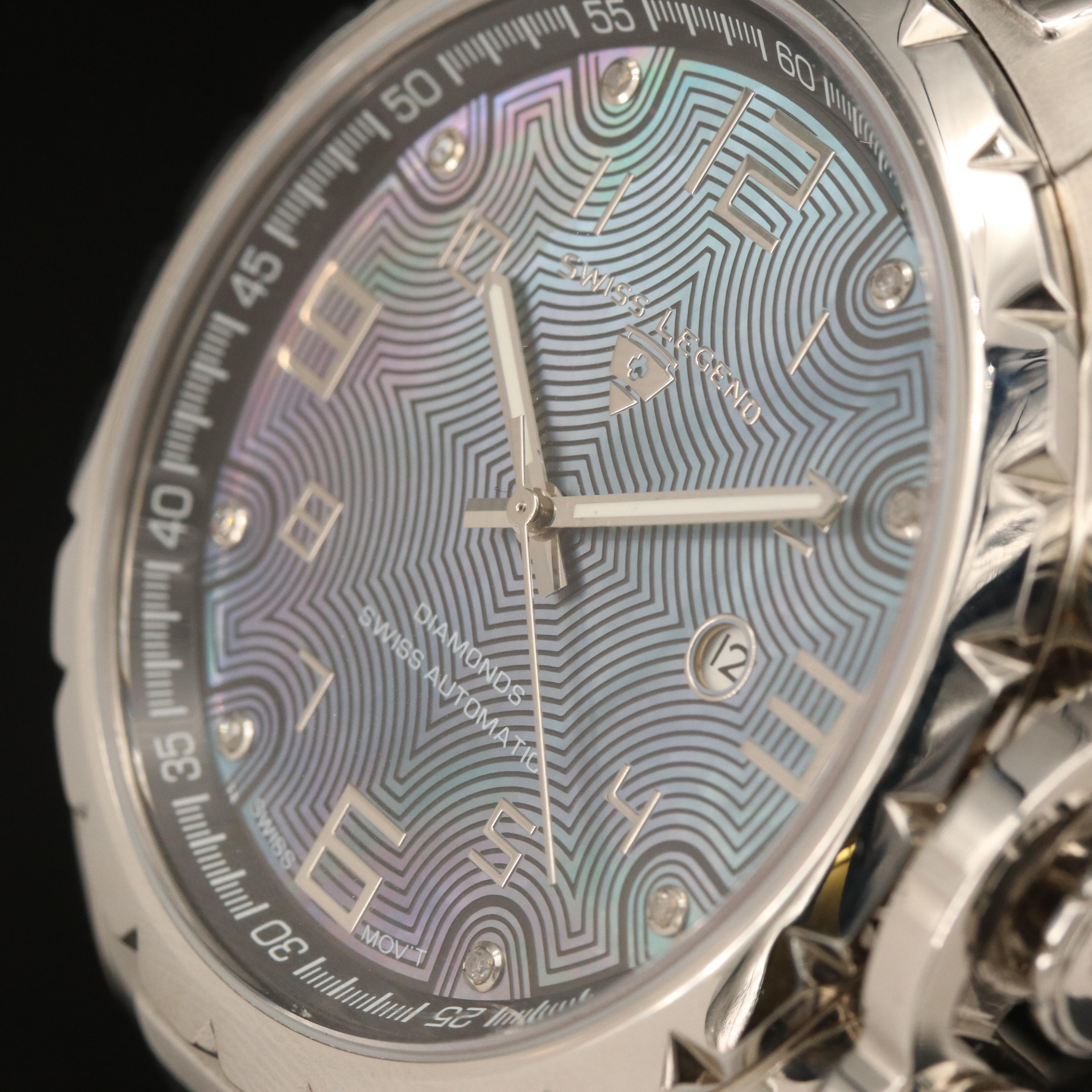 Swiss Legend Diamond Dial Watch