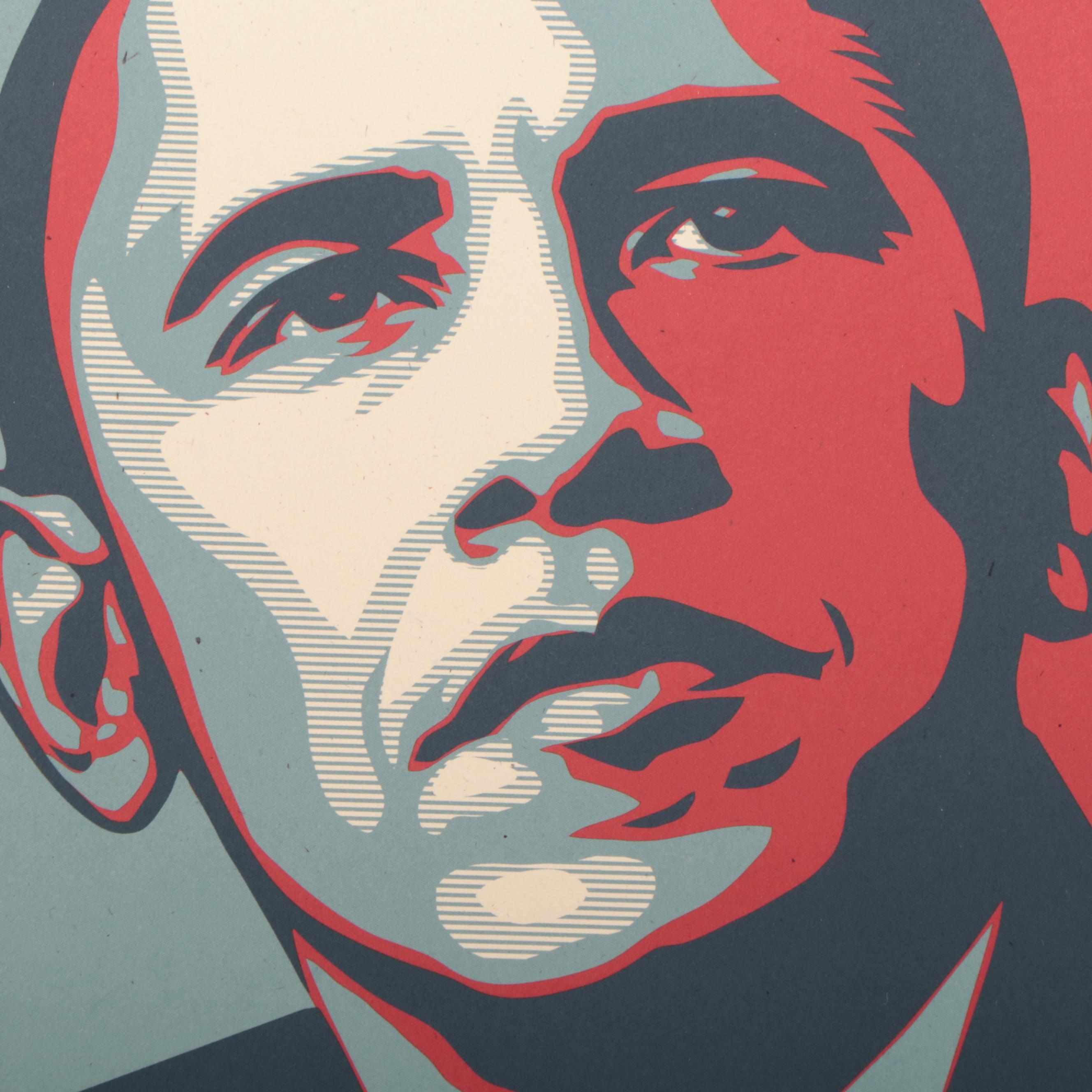 Shepard Fairey Offset Lithograph of Barack Obama "Yes We Did," 2008