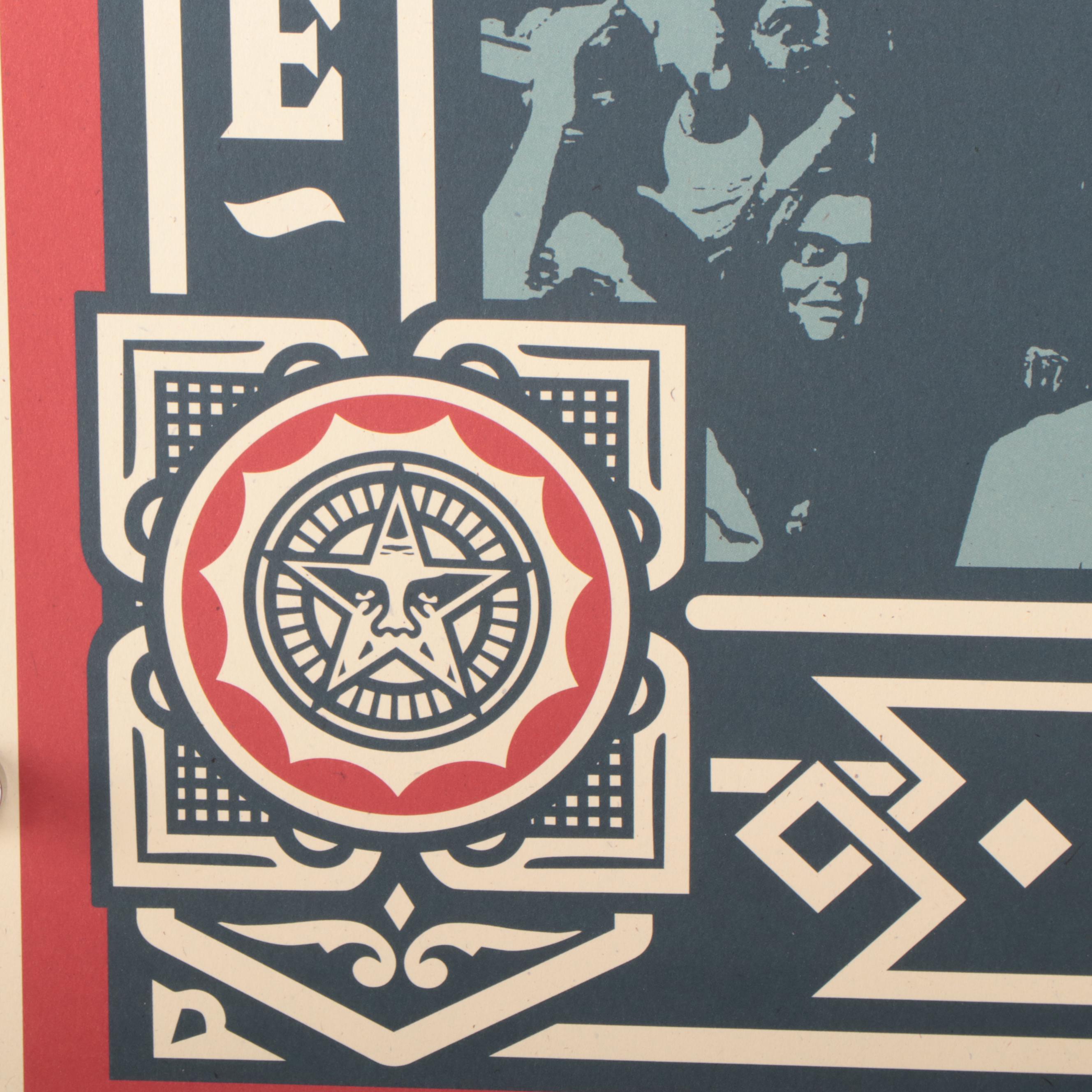 Shepard Fairey Offset Lithograph of Barack Obama "Yes We Did," 2008