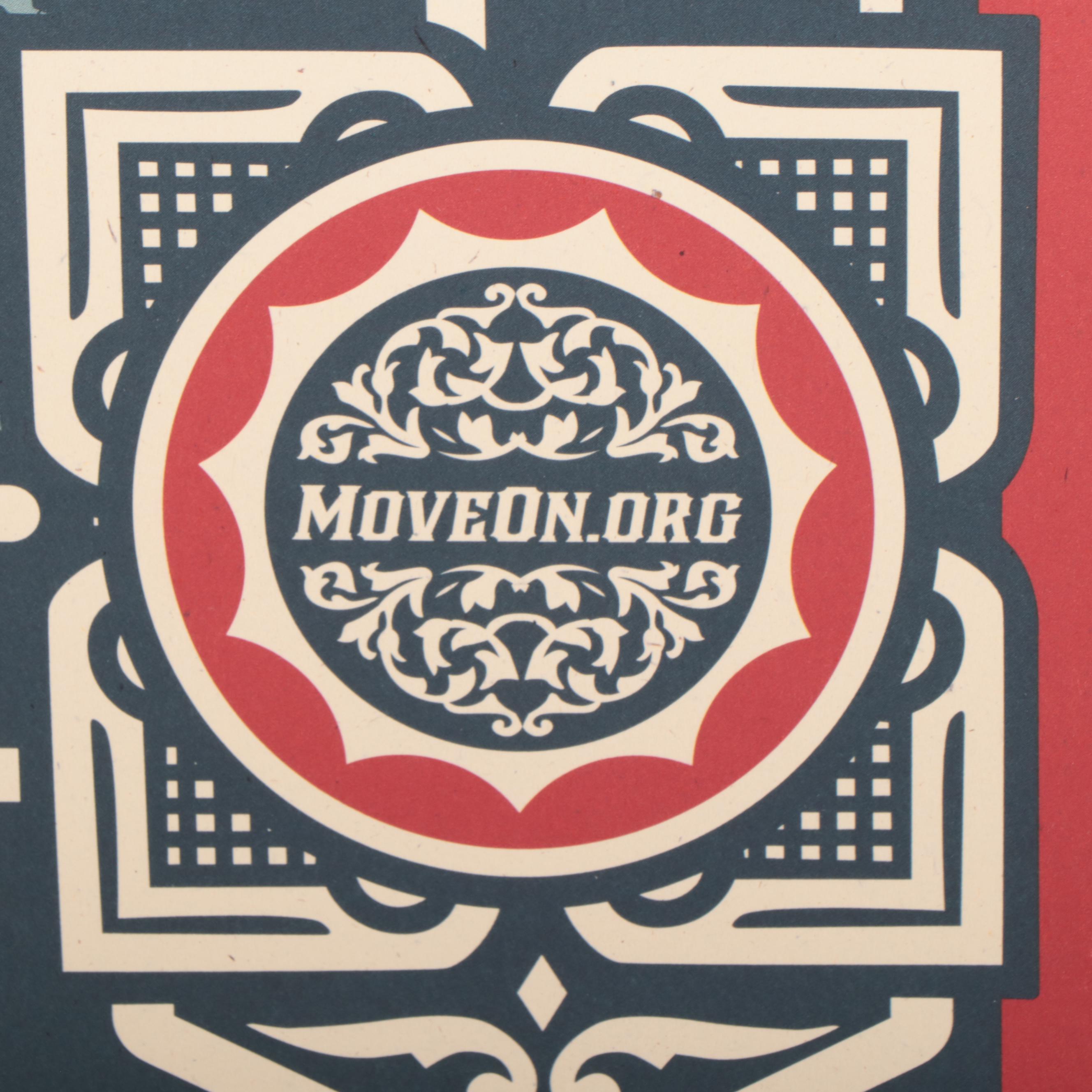 Shepard Fairey Offset Lithograph of Barack Obama "Yes We Did," 2008