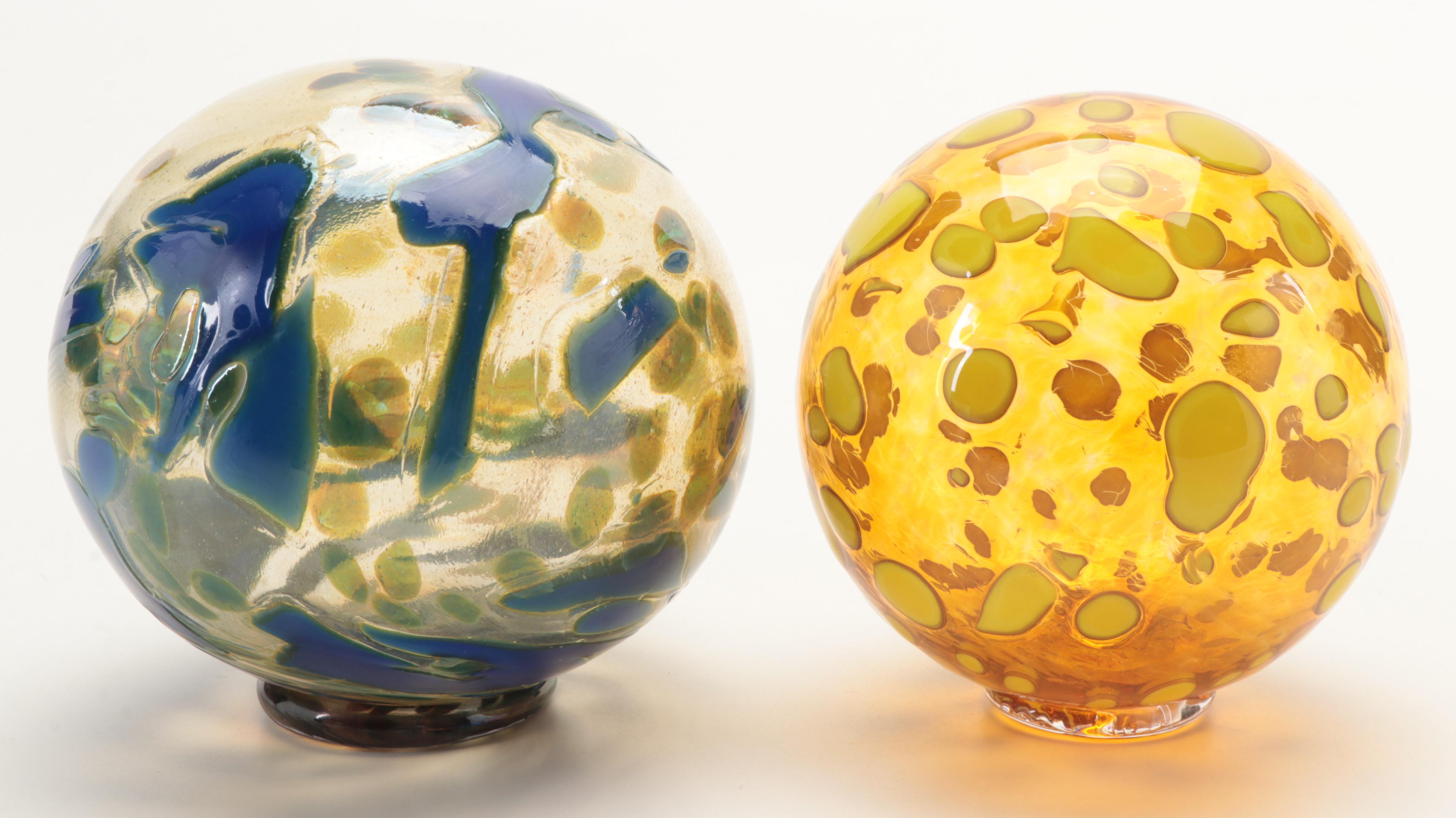 Lincoln City Glass Center, Pyromania and Other Studio Blown Glass Floats