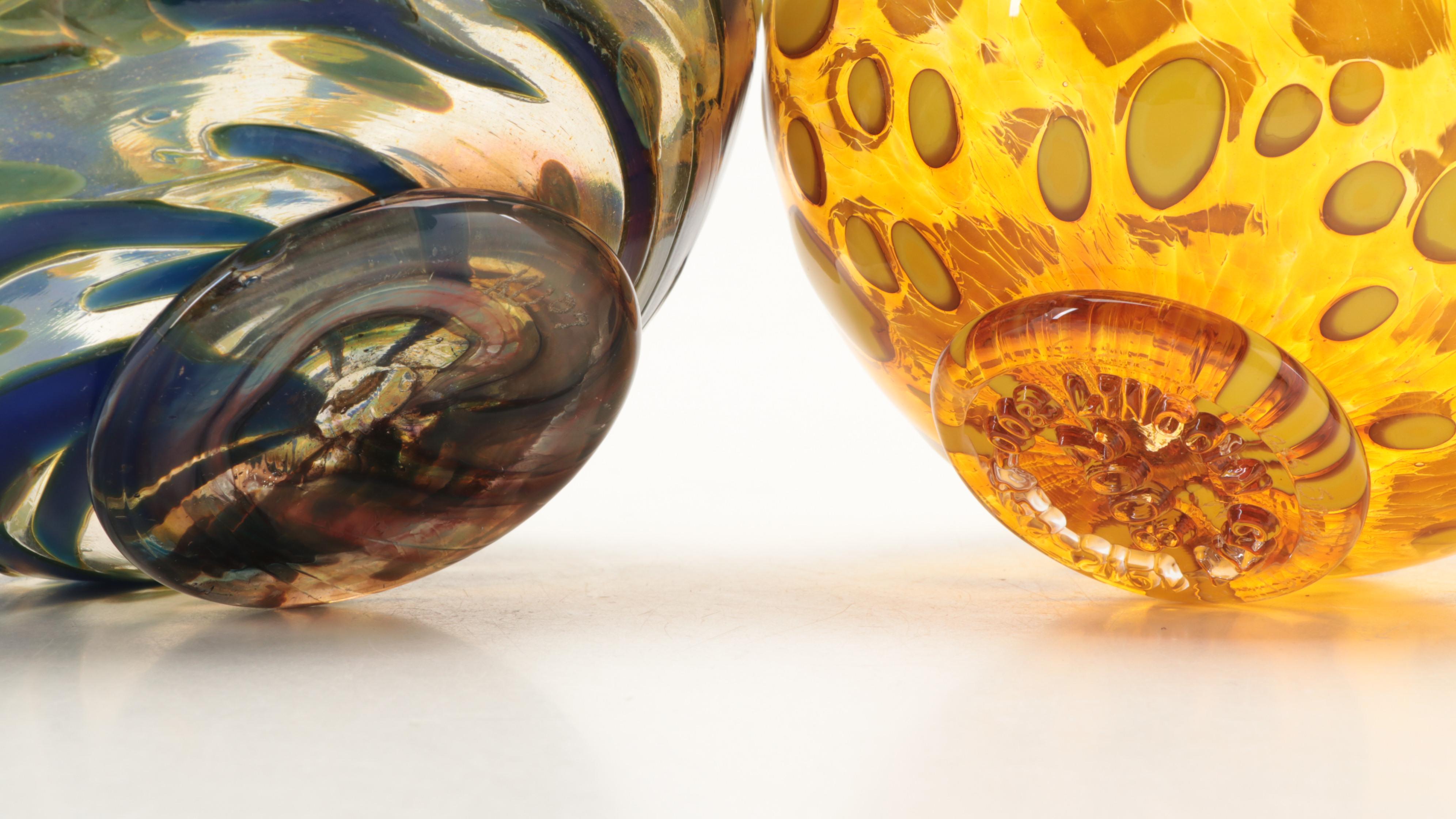 Lincoln City Glass Center, Pyromania and Other Studio Blown Glass Floats