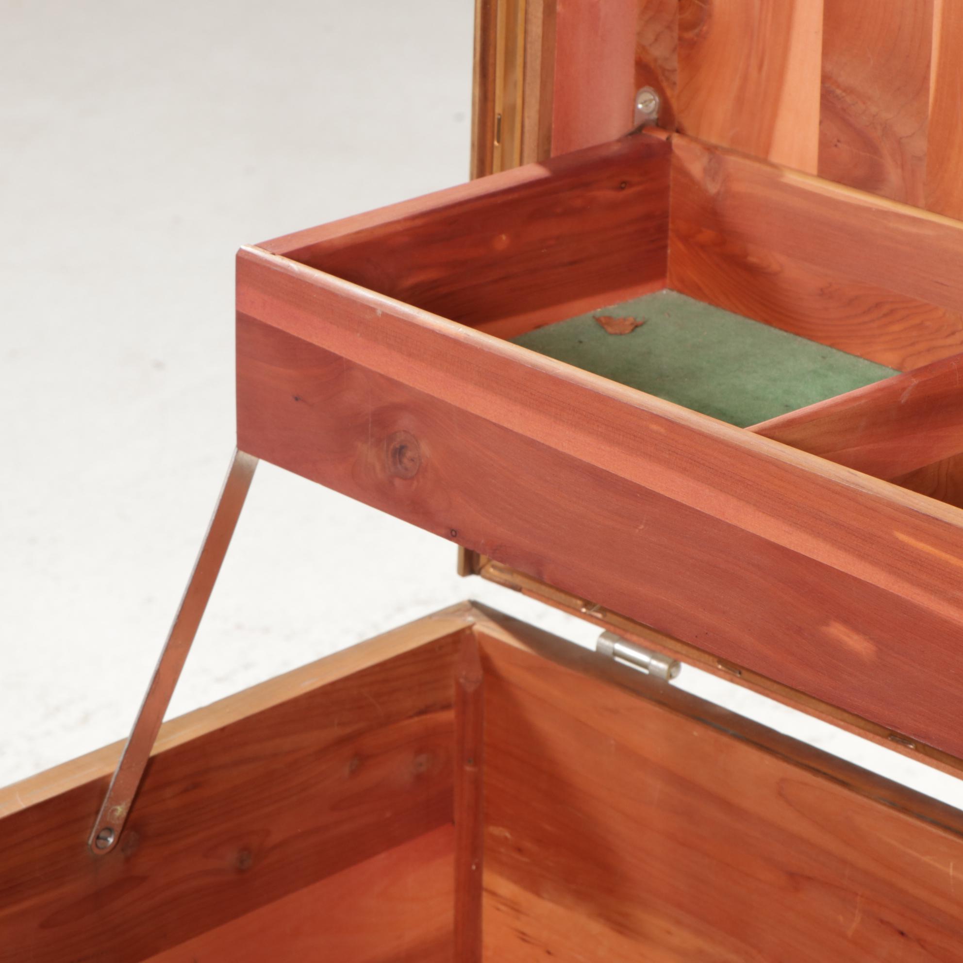 Lane "Aroma-Tite" Mahogany-Veneered Cedar Chest, Mid-20th Century