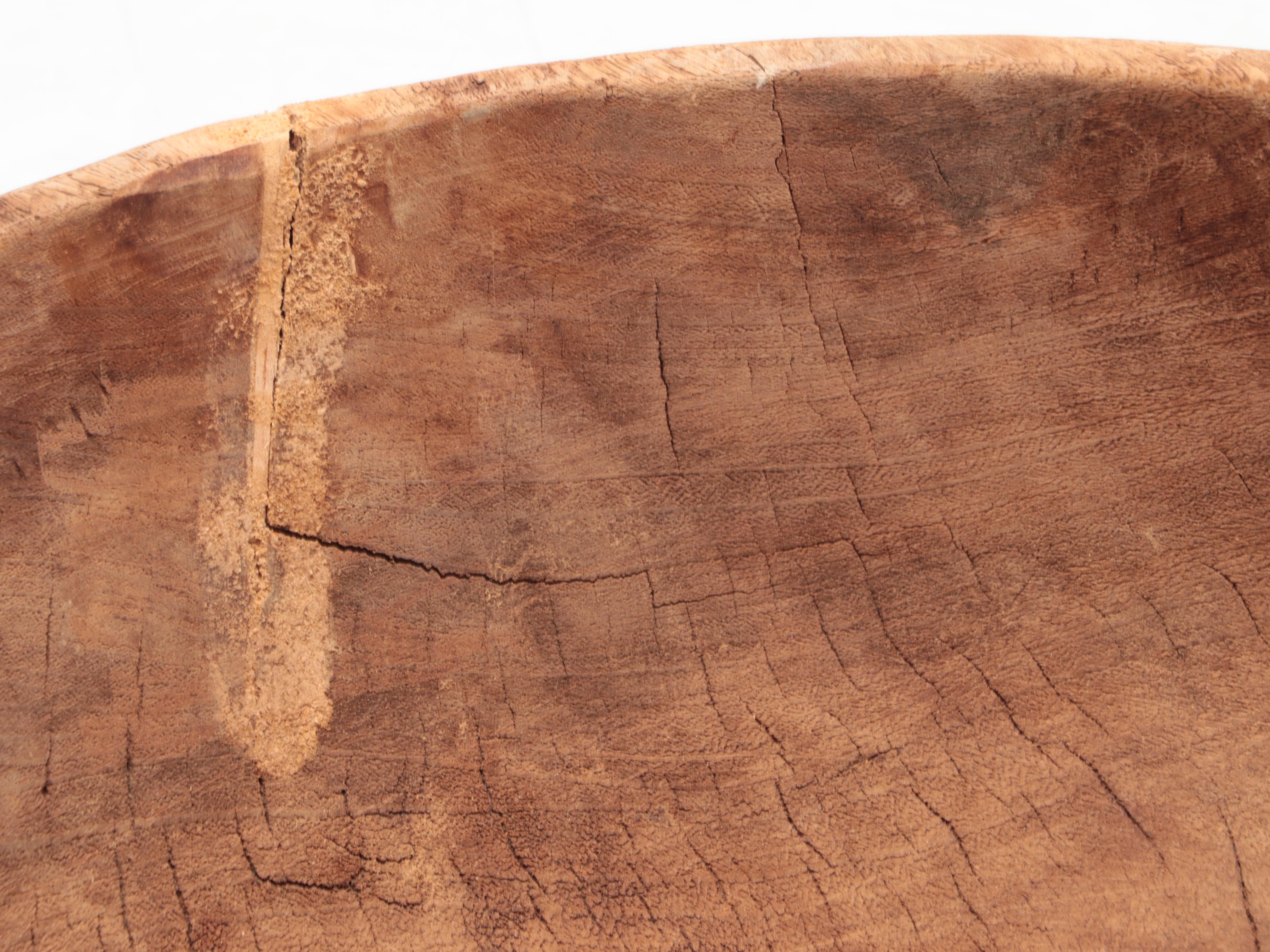 Primitive Style Hand-Carved Wood Bowls