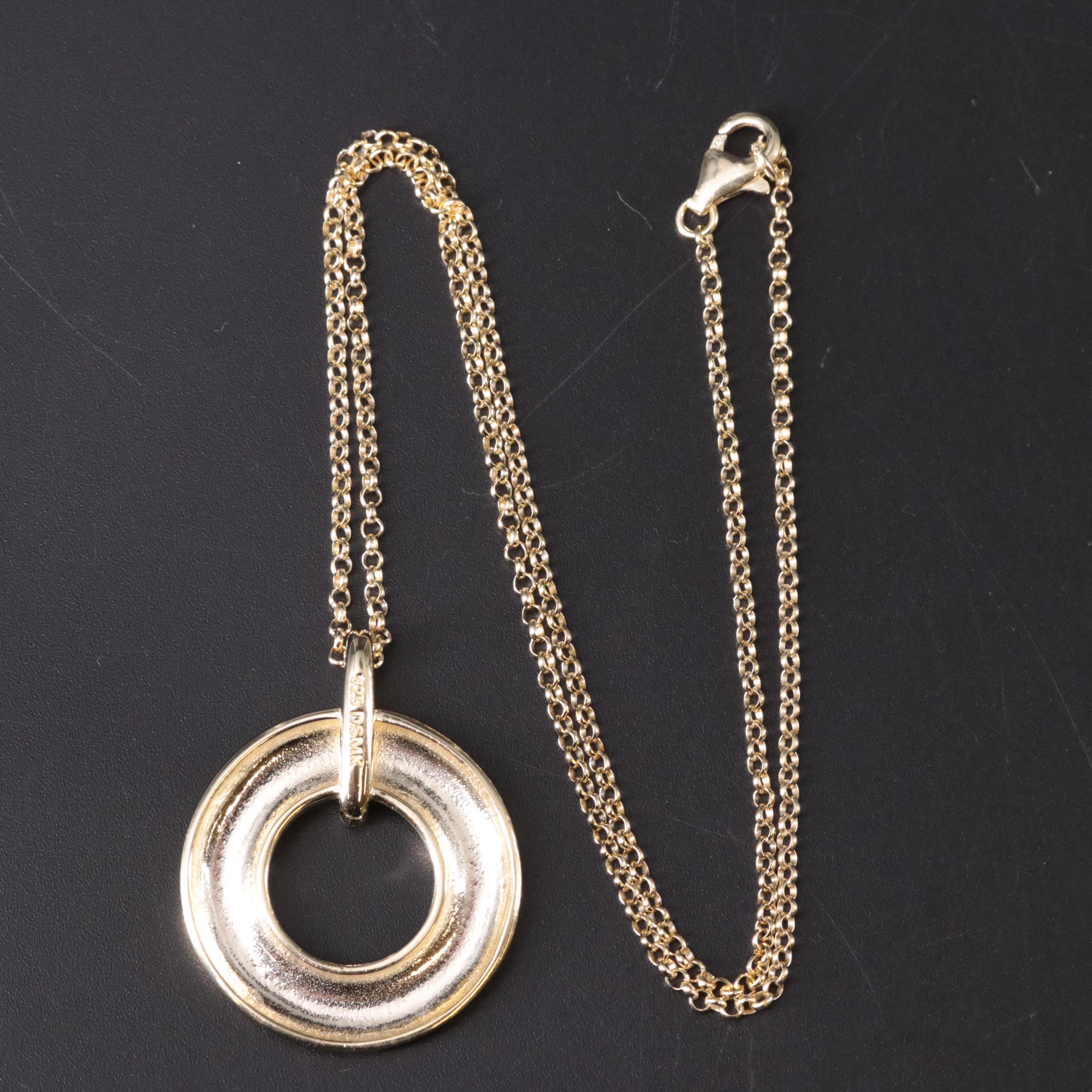 Sterling Silver Rolo Chain Necklace