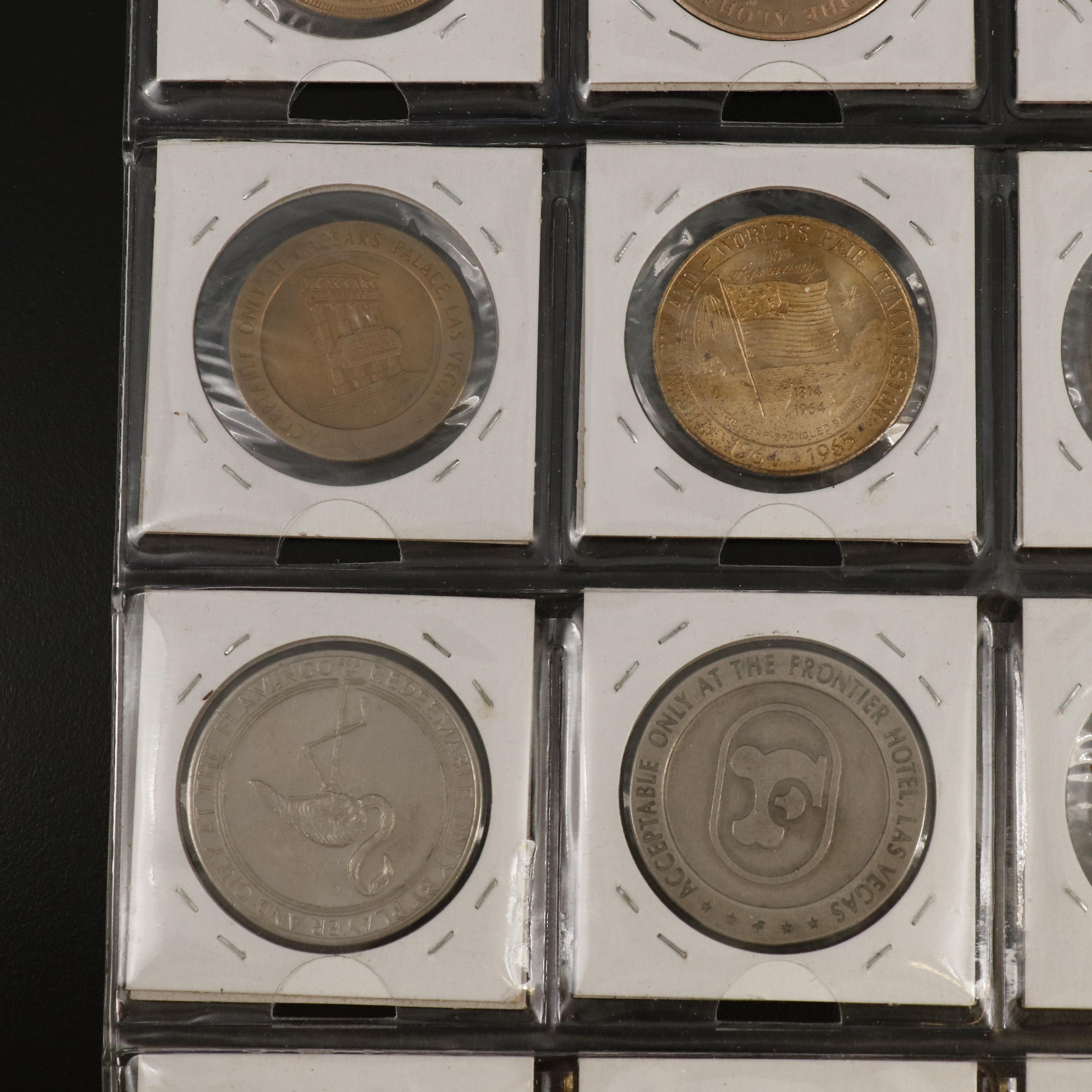 Group of Eighteen United States Modern Tokens