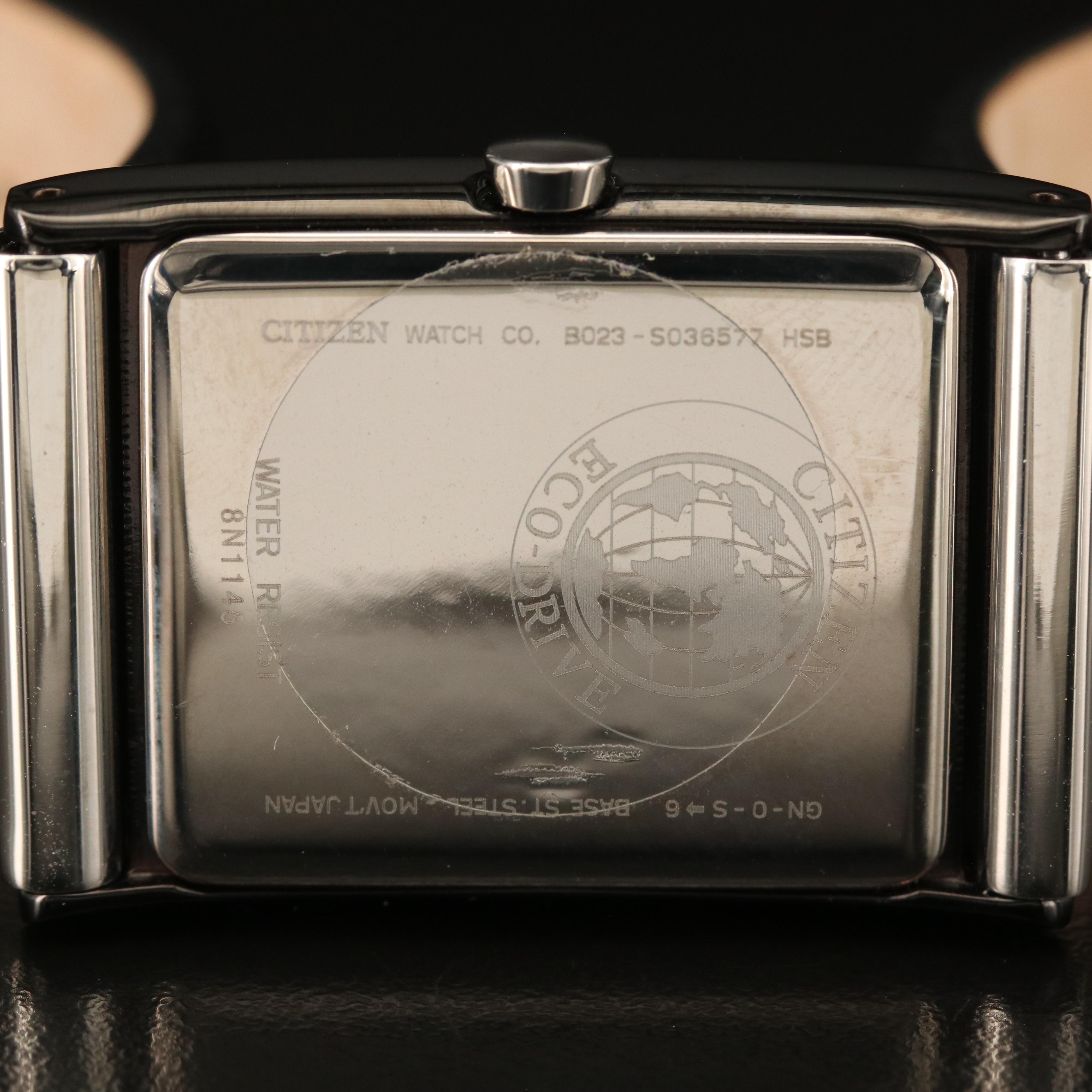 Citizen Eco - Drive Rectangular Watch