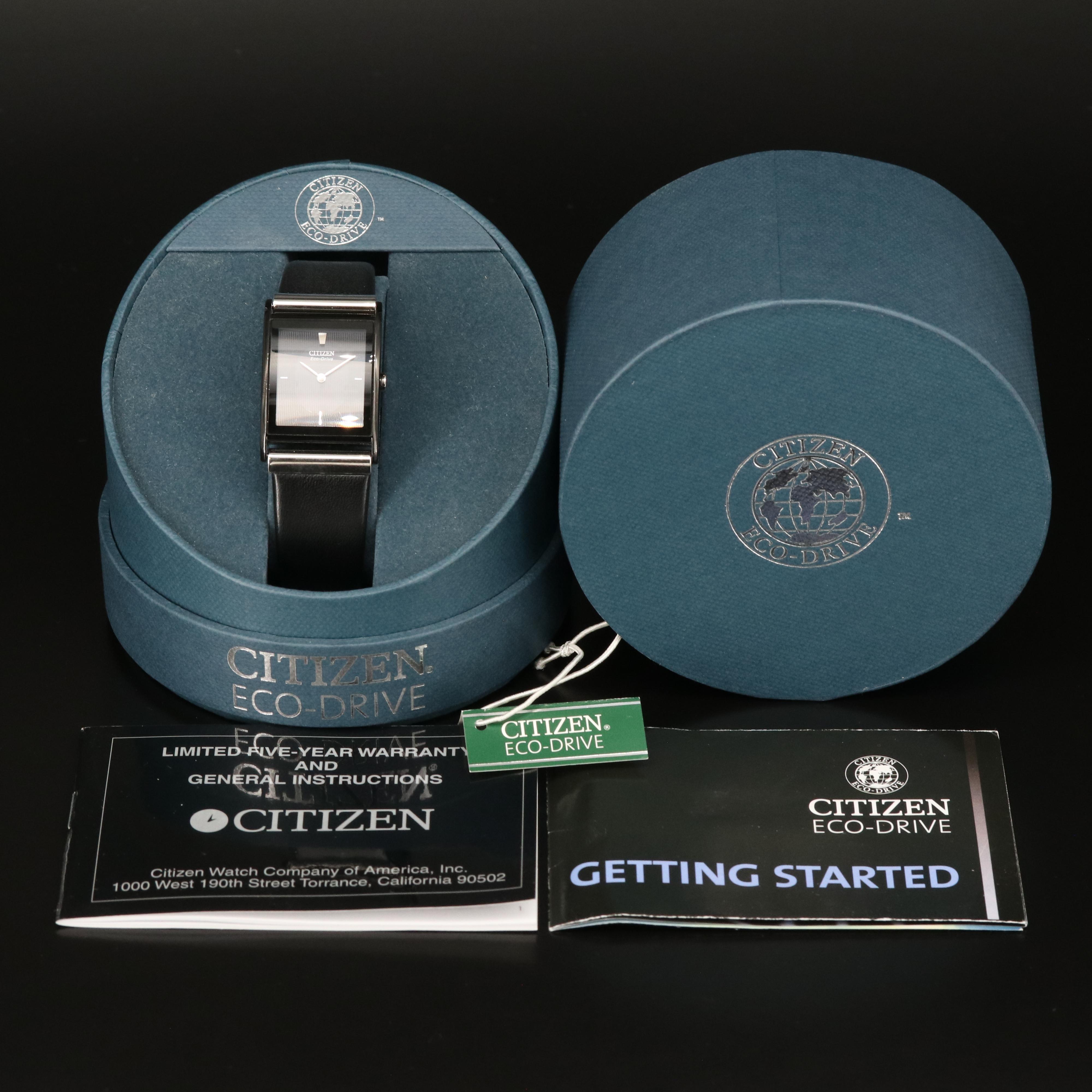 Citizen Eco - Drive Rectangular Watch
