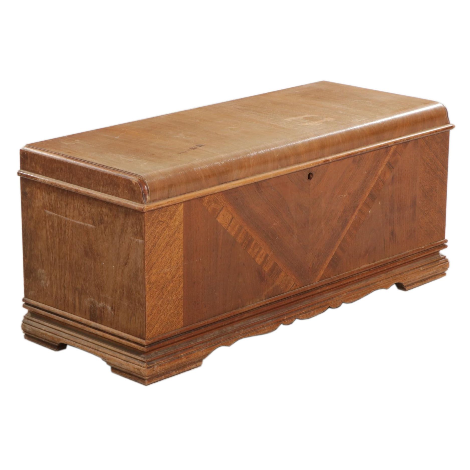 Lane "Aroma-Tite" Mahogany-Veneered Cedar Chest, Mid-20th Century