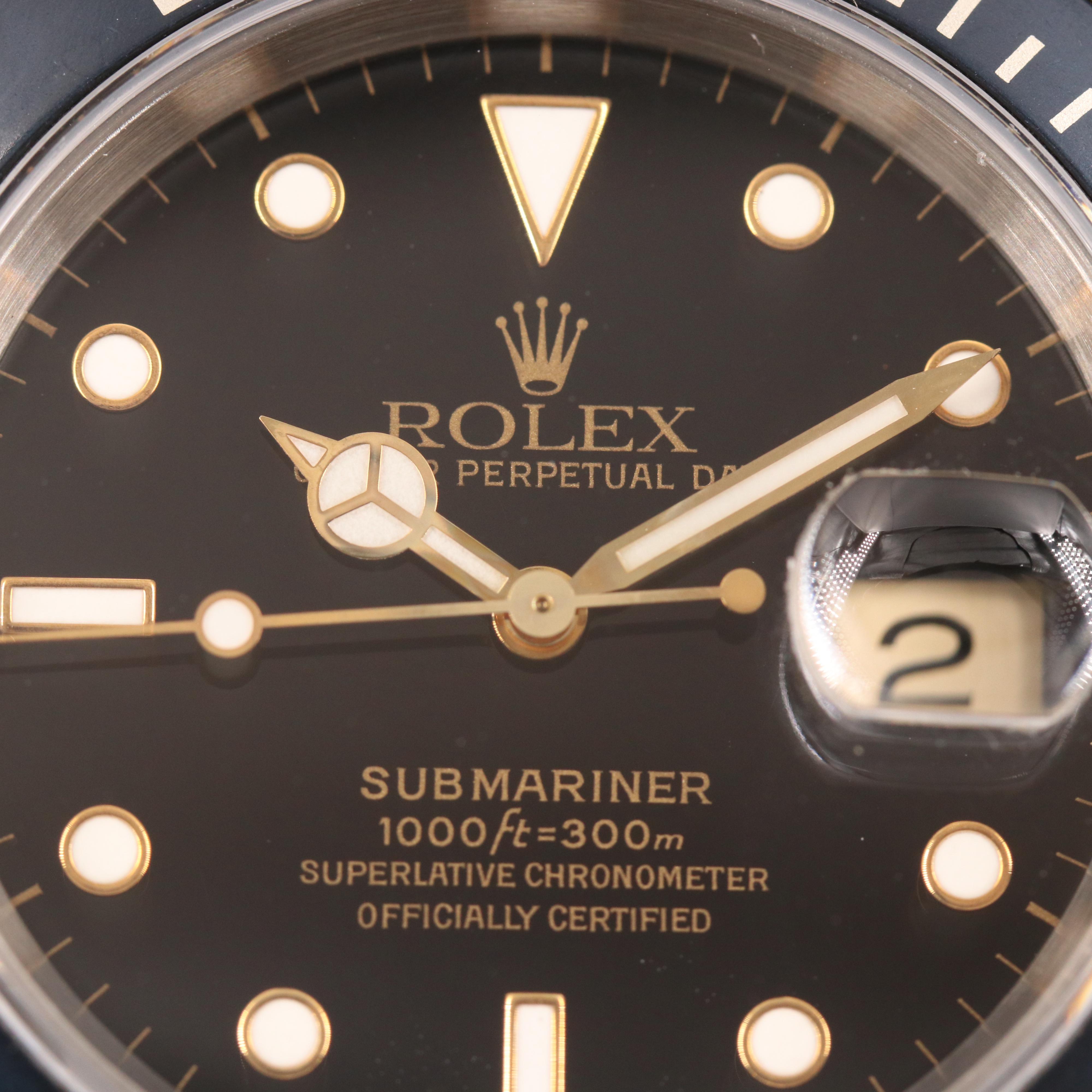 1991 Rolex Submariner 18K and Stainless Watch
