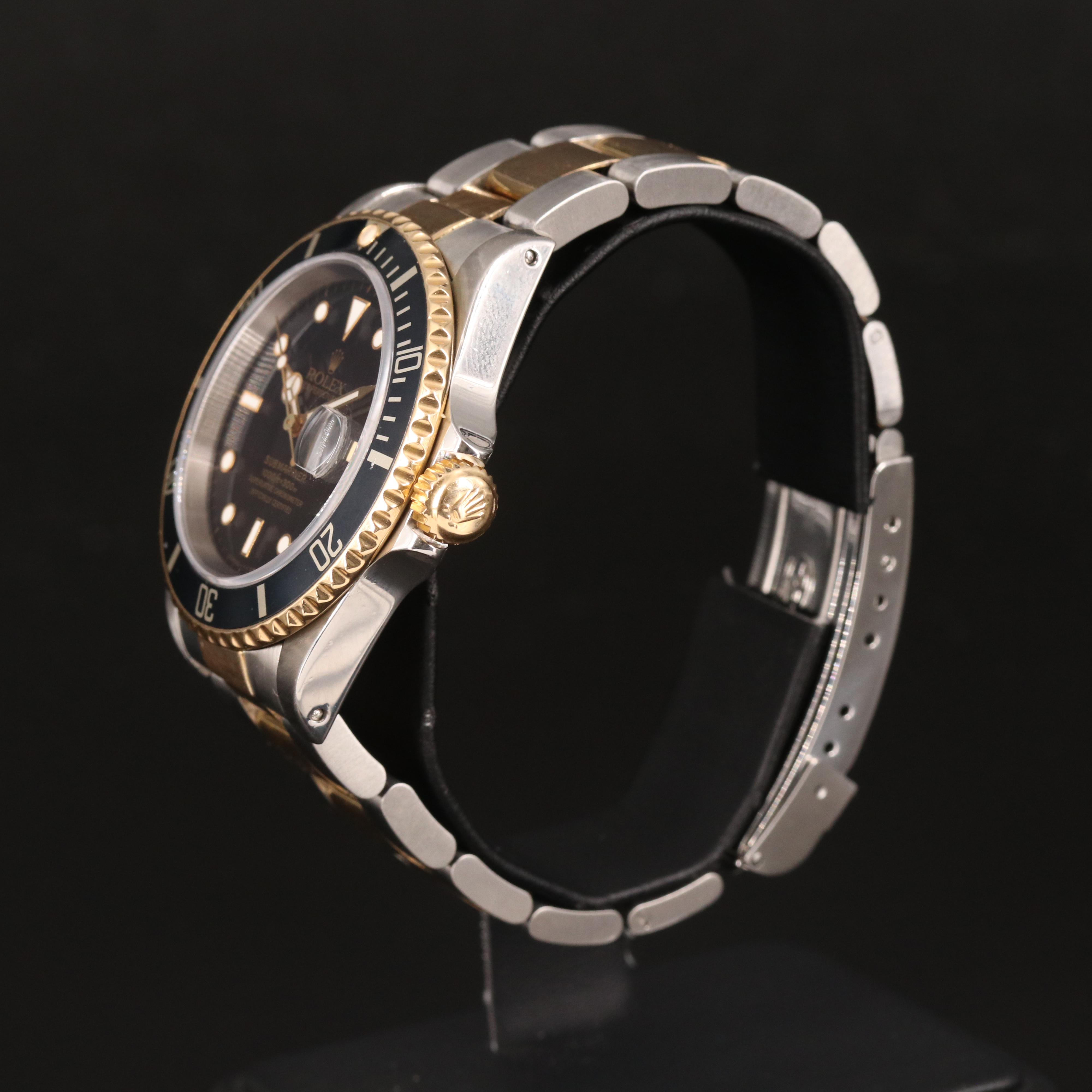 1991 Rolex Submariner 18K and Stainless Watch