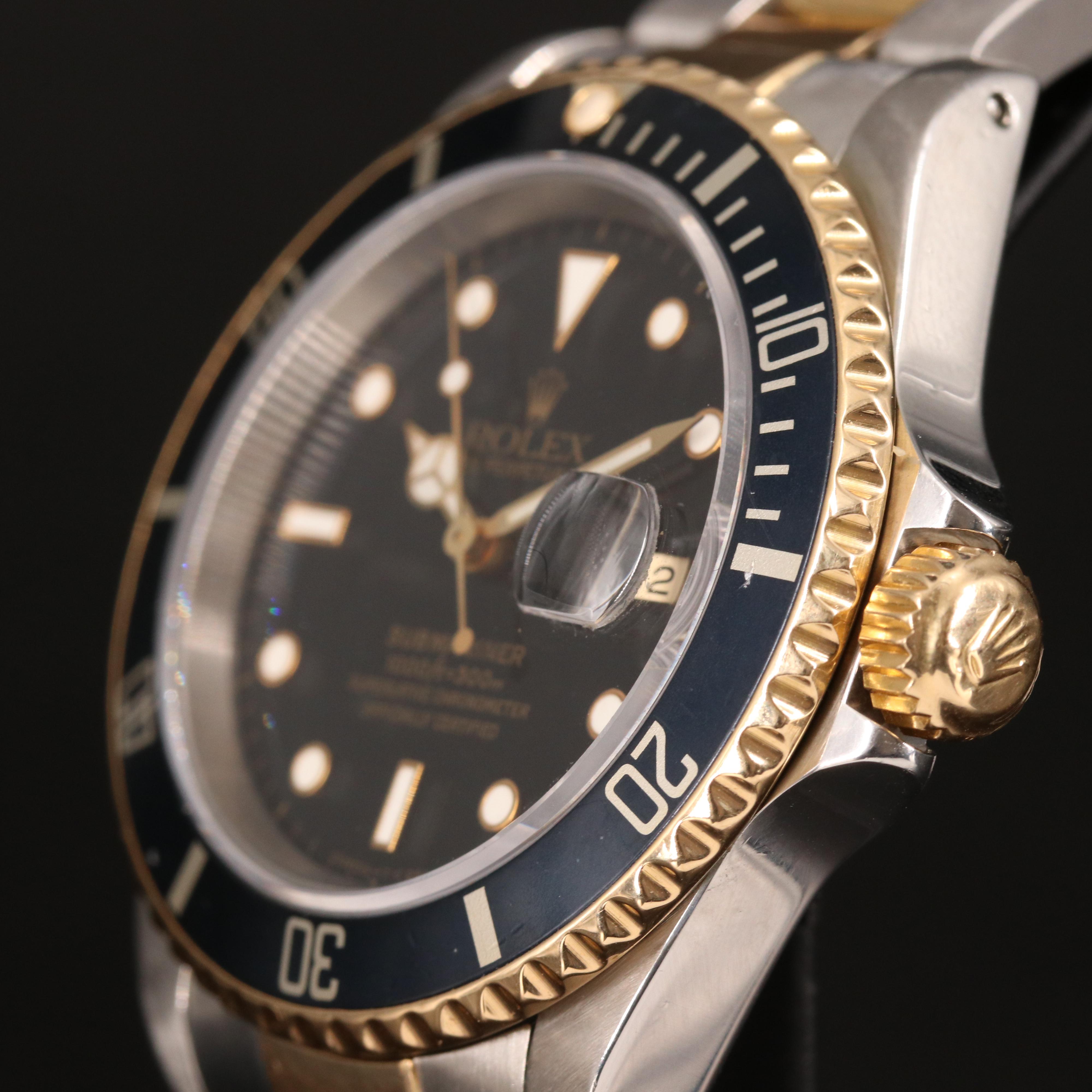 1991 Rolex Submariner 18K and Stainless Watch