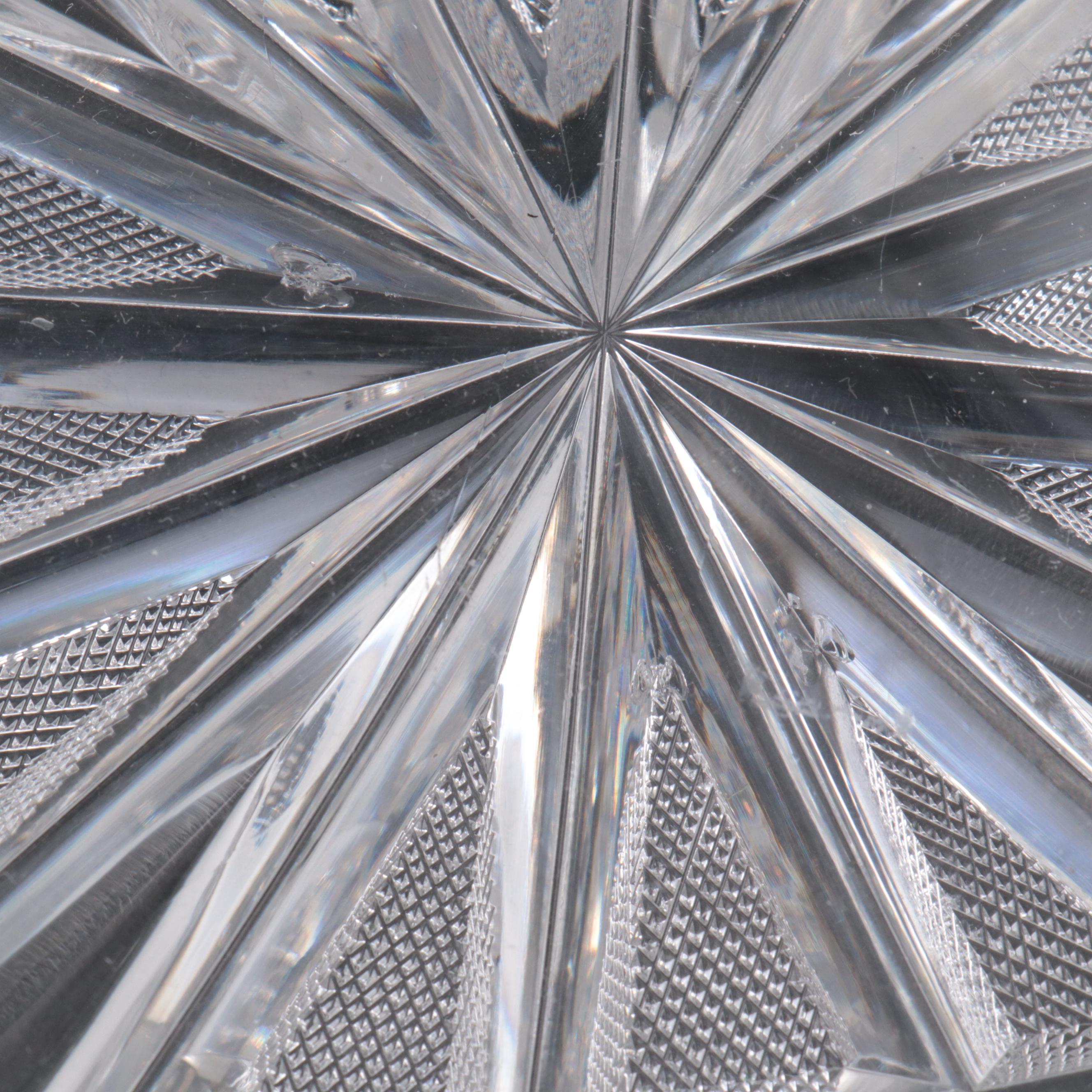 J. Hoare & Co. "Eleanor" American Brilliant Cut Glass Bowl, Late 19th Century